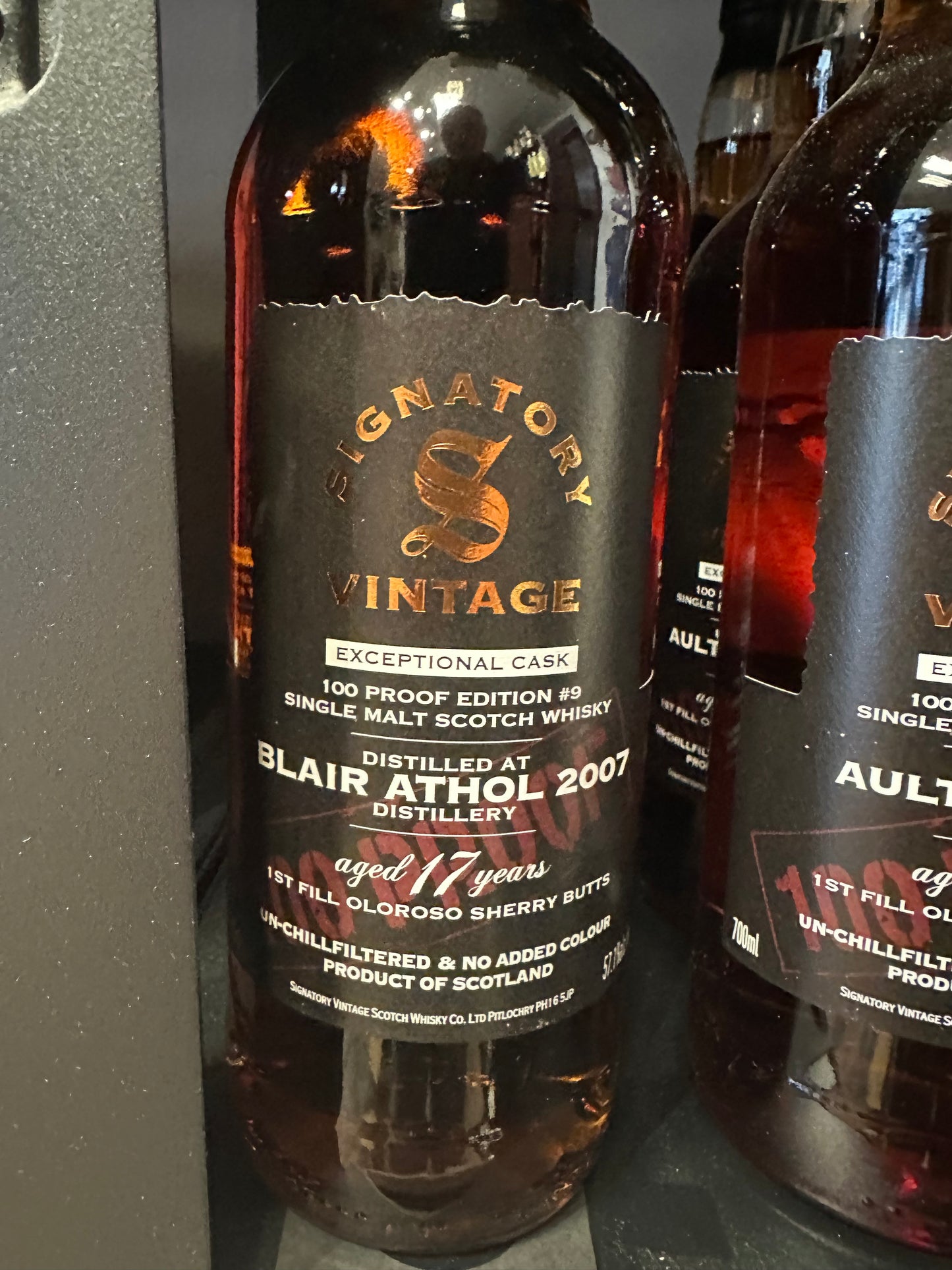 Signatory 100 proof Blair Athol 2007, 17 års 57.1%