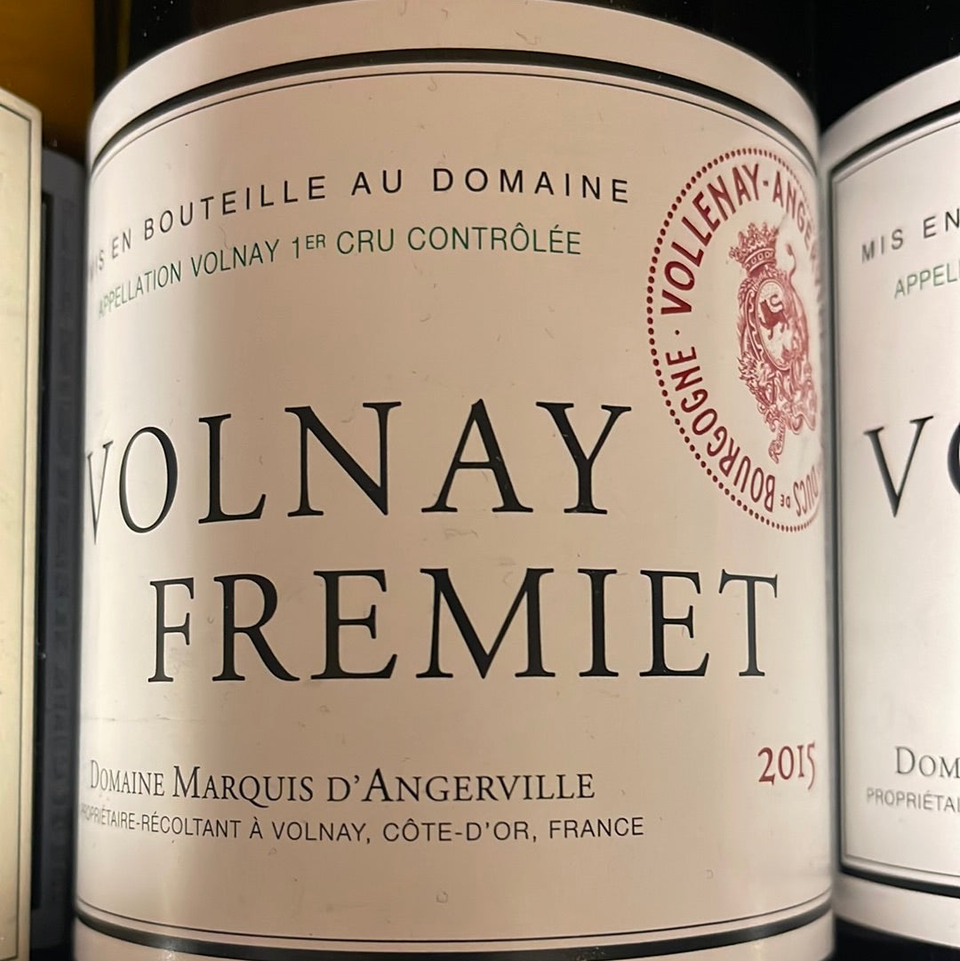 Angerville Volnay premiet 2015