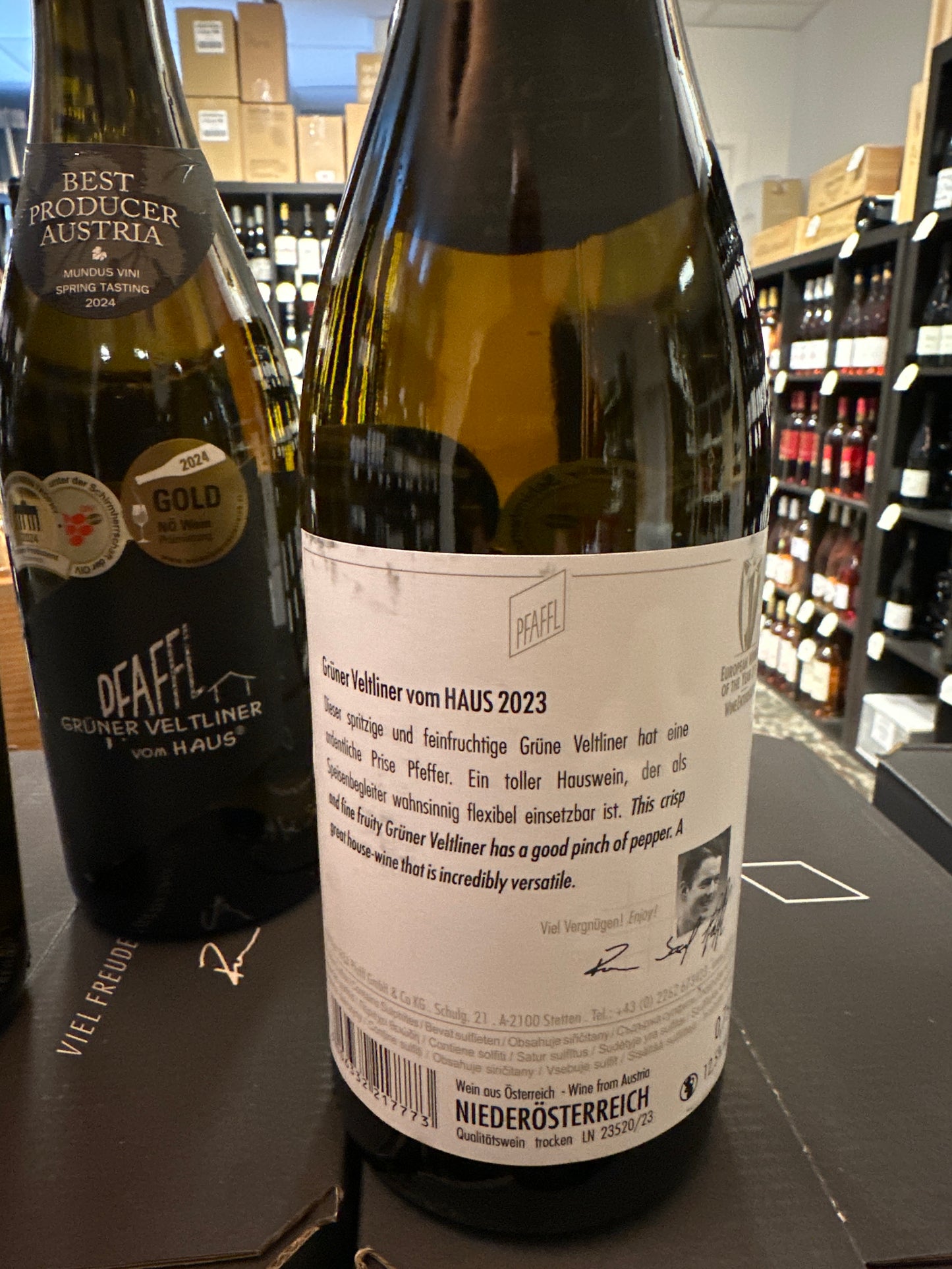 Pfaffl Grûner Veltliner Vom Haus 2024