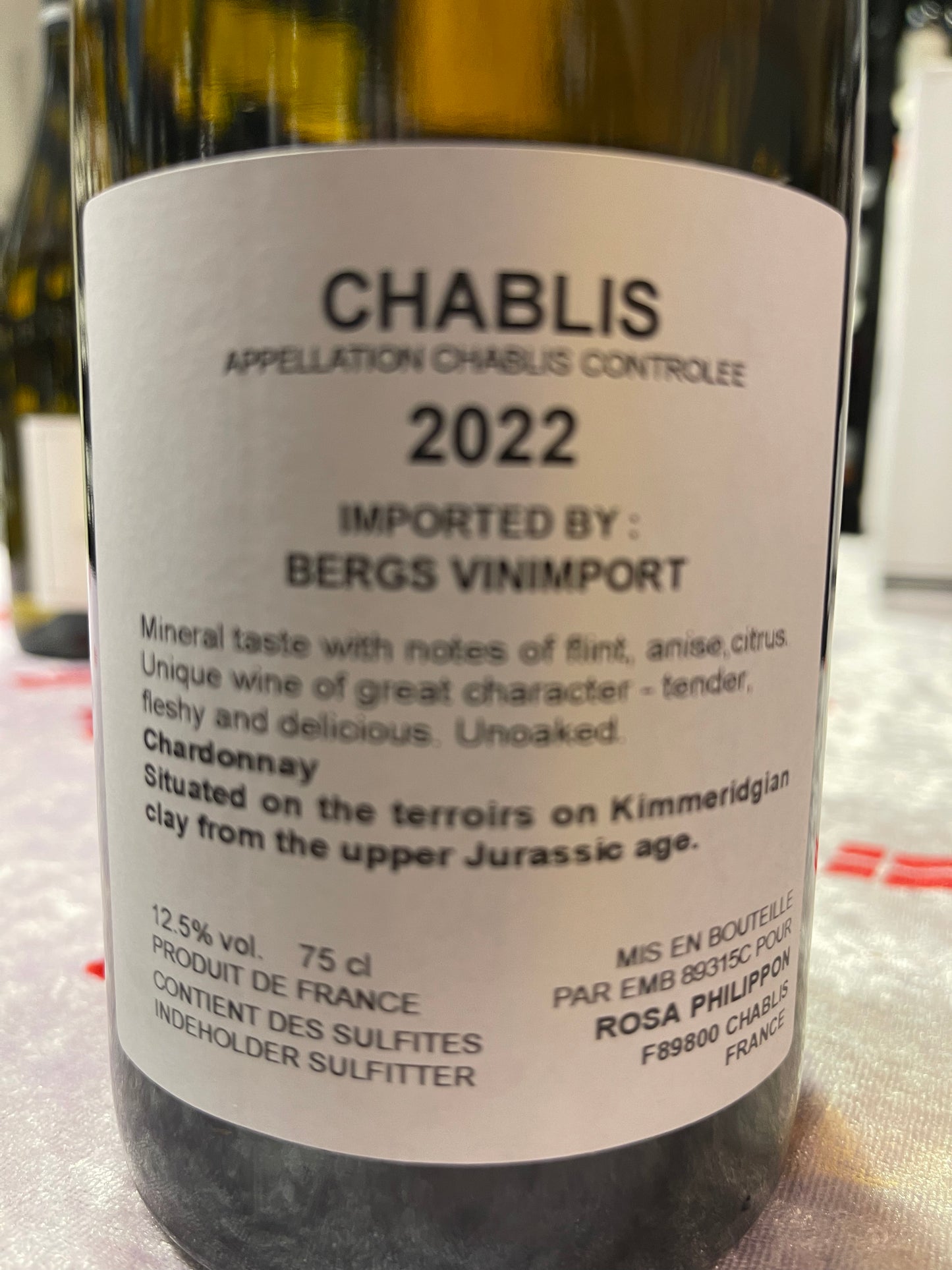 Rosa Philippon Chablis 2023/24