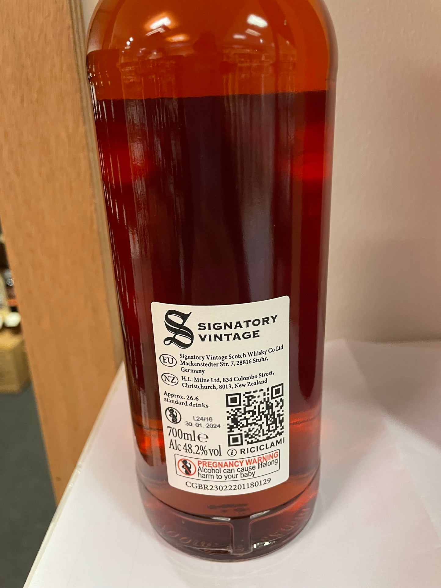 Signatory Mortlach 48.2% 2014 Bolgheri