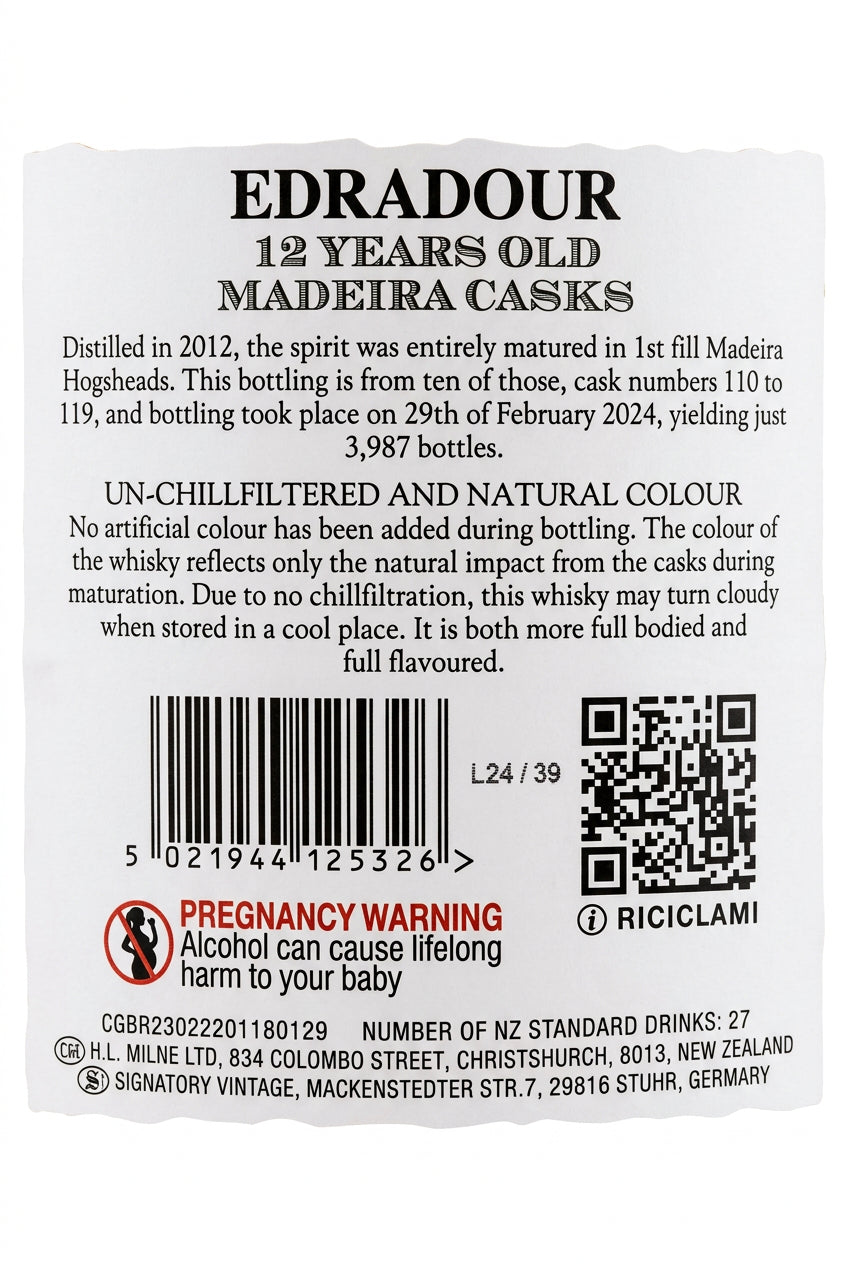 Edradour 12 års 48.2% Small Batch
