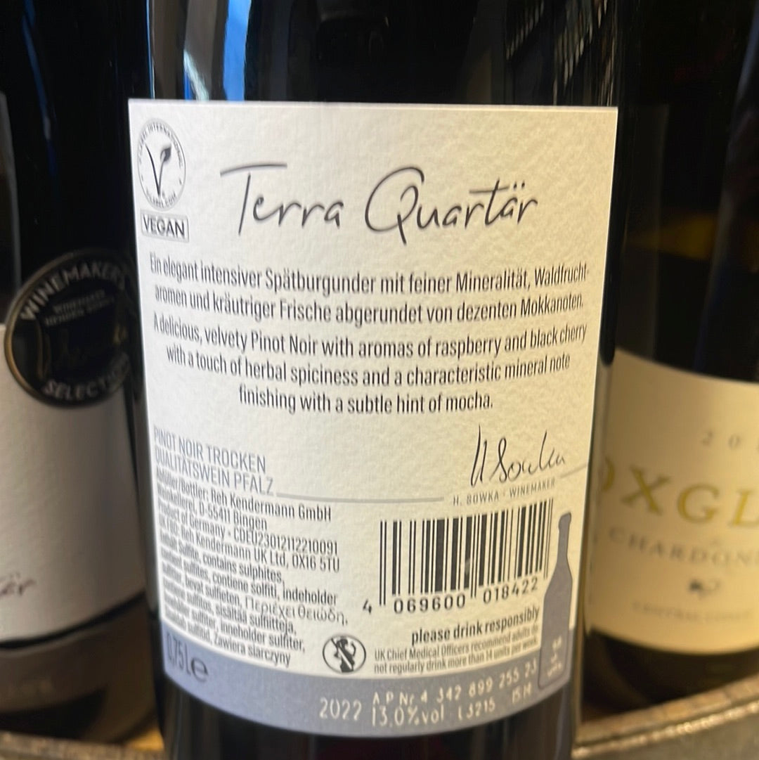 Terra Quartär Pinot Noir
Weinhaus Reh Kendermann