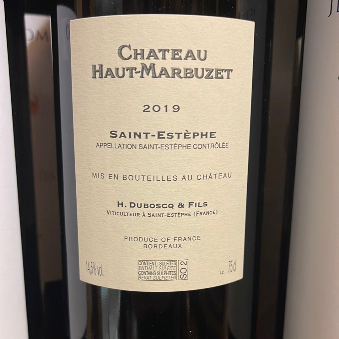 Chateau Haut-Marbuzet 2019