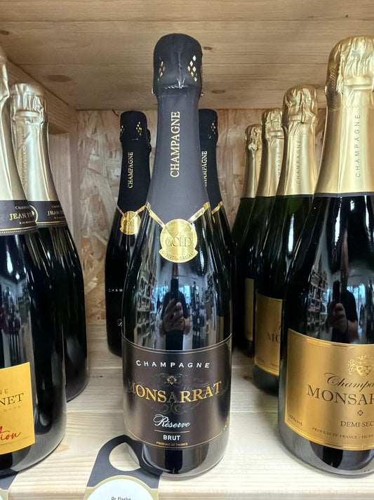 Champagne Monsarrat Brut Reserve Guld medalje