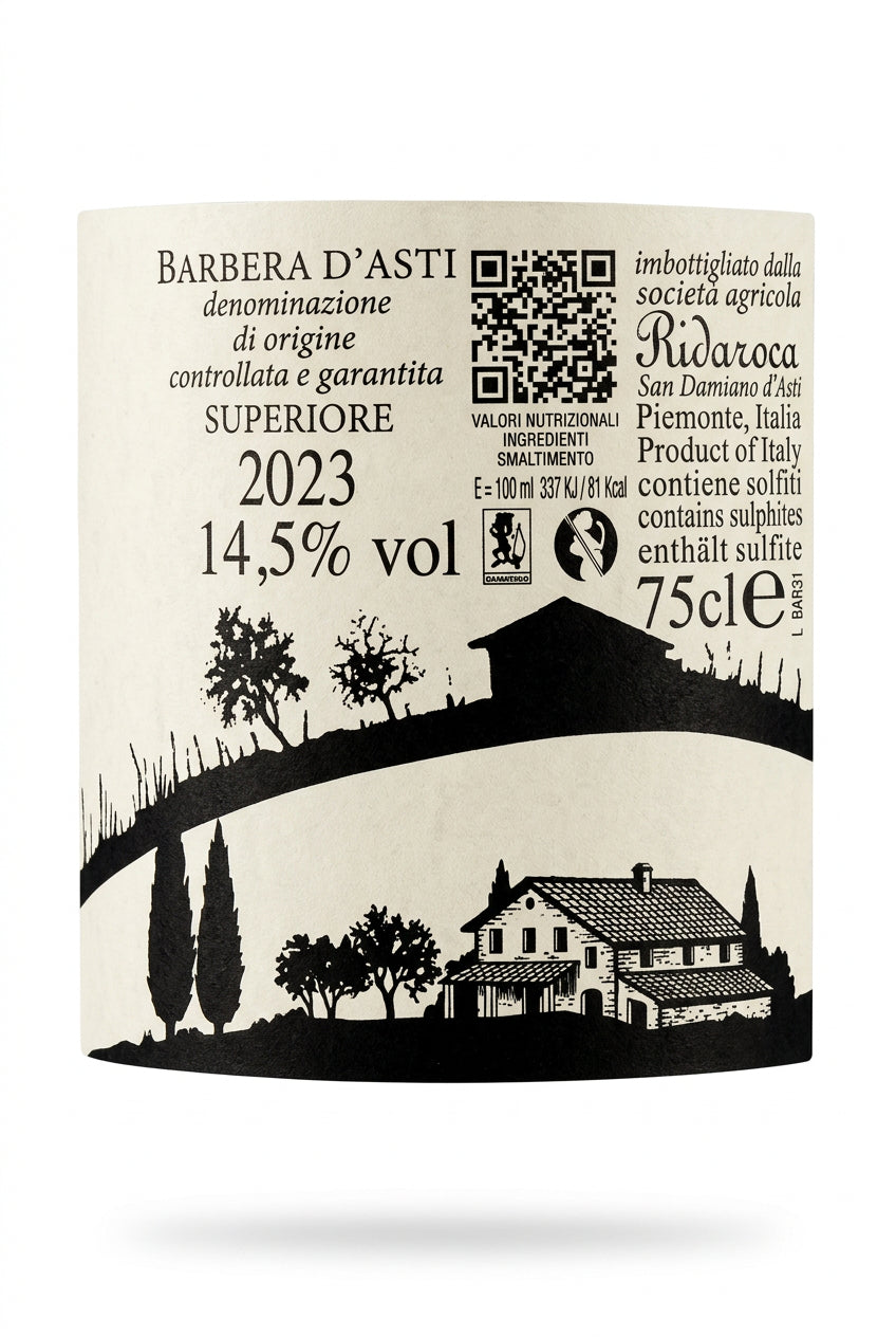 Ridaroca Barbera D'Asti supreiore 2023 d.o.c.g