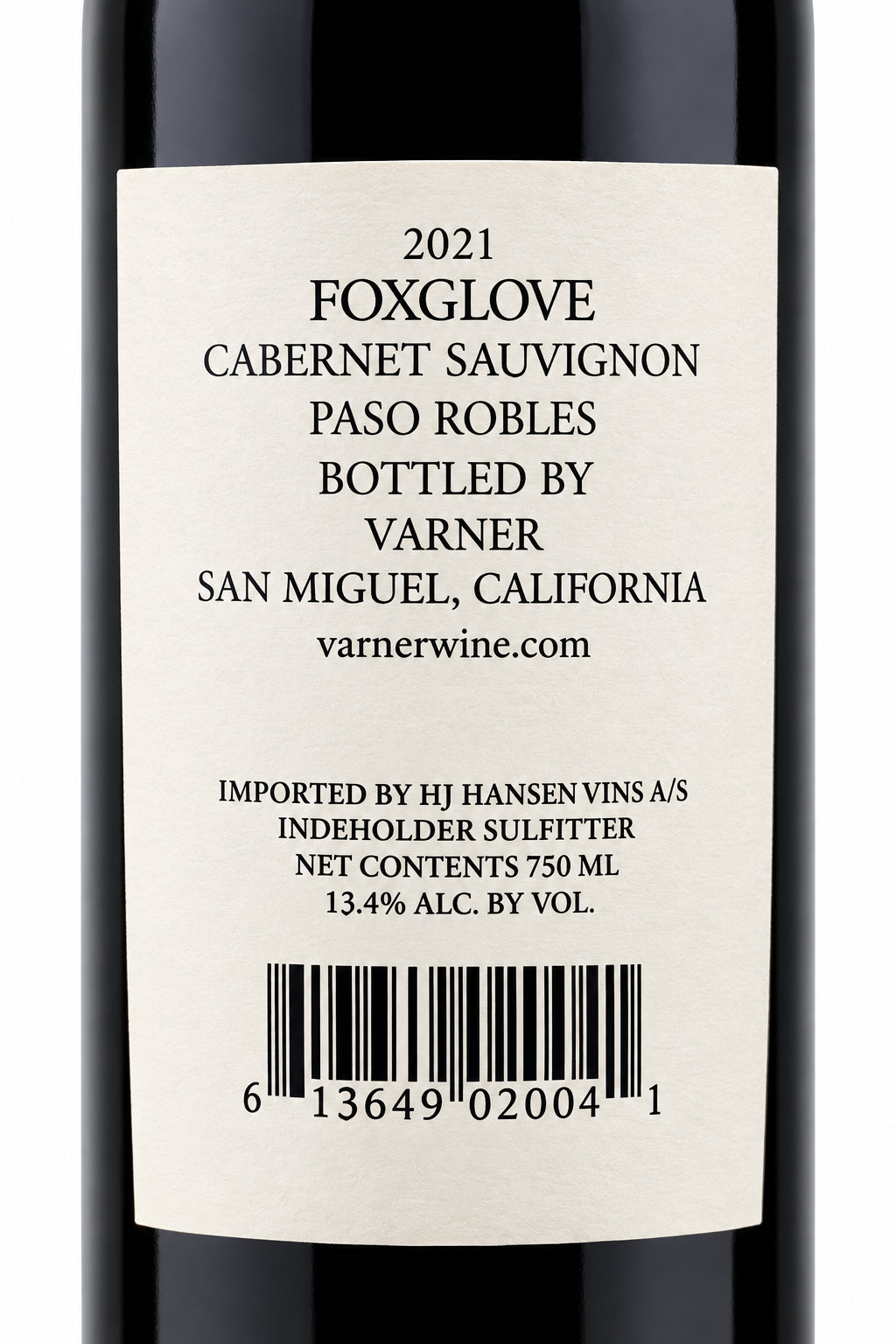 Foxglove Cabernet Sauvignon 2021