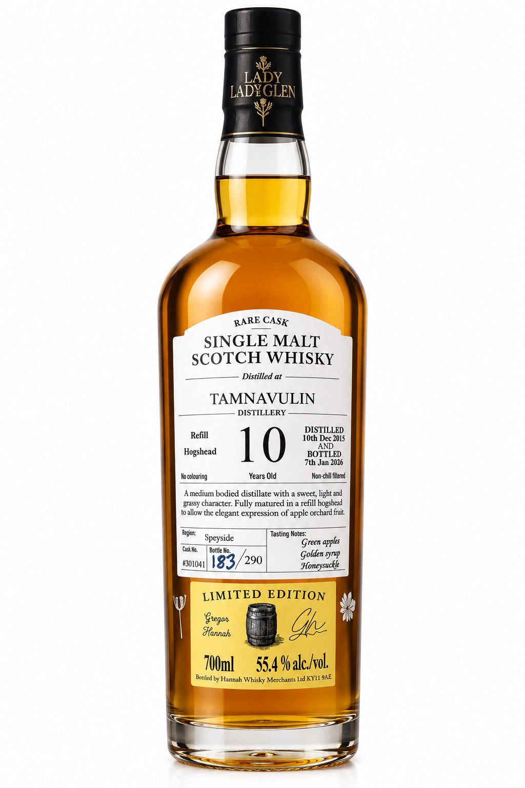 Lady of the Glen Tamnavulin 10 års 55,4%