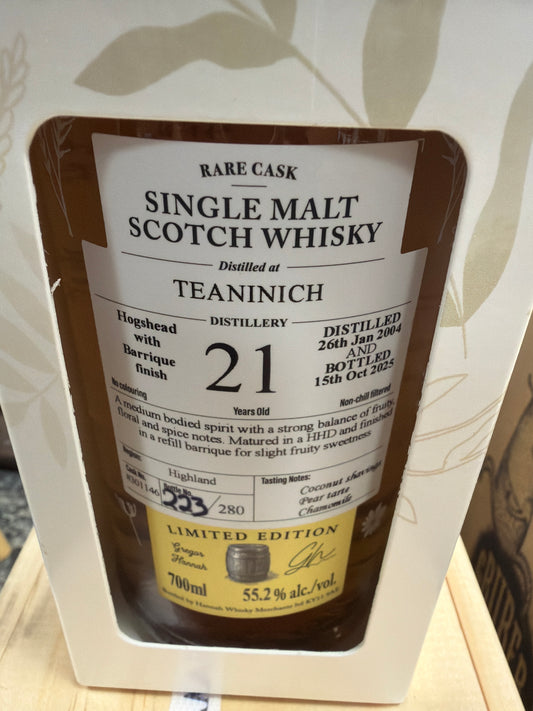 lady of the glen 21 års teaninich 55,2%
