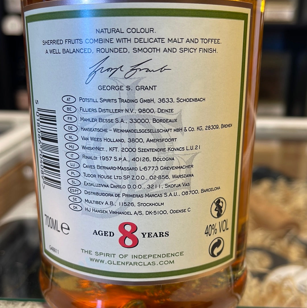 Glenfarclas 8 Års 40%