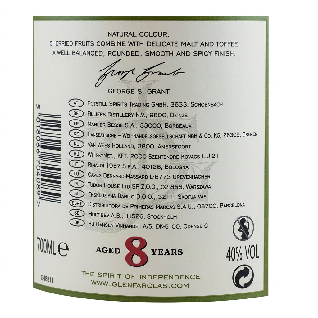 Glenfarclas 8 Års 40%
