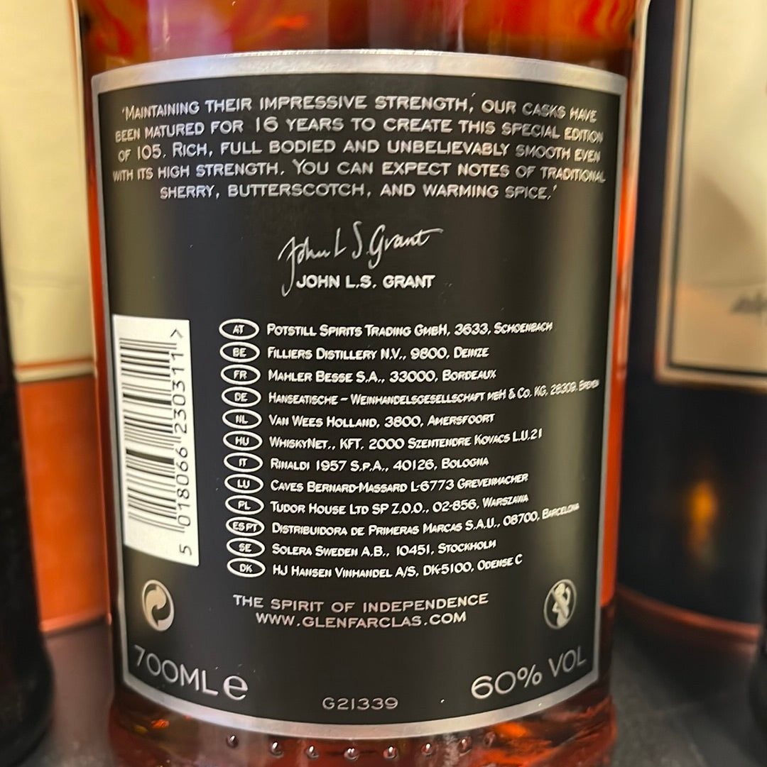 Glenfarclas 105 Cask, 16 Års 60%