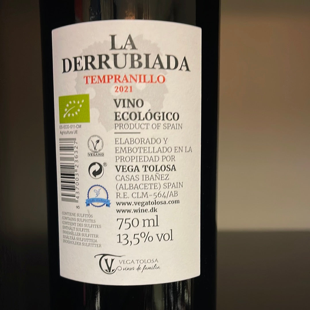 La Derrubiada Tempranillo øko