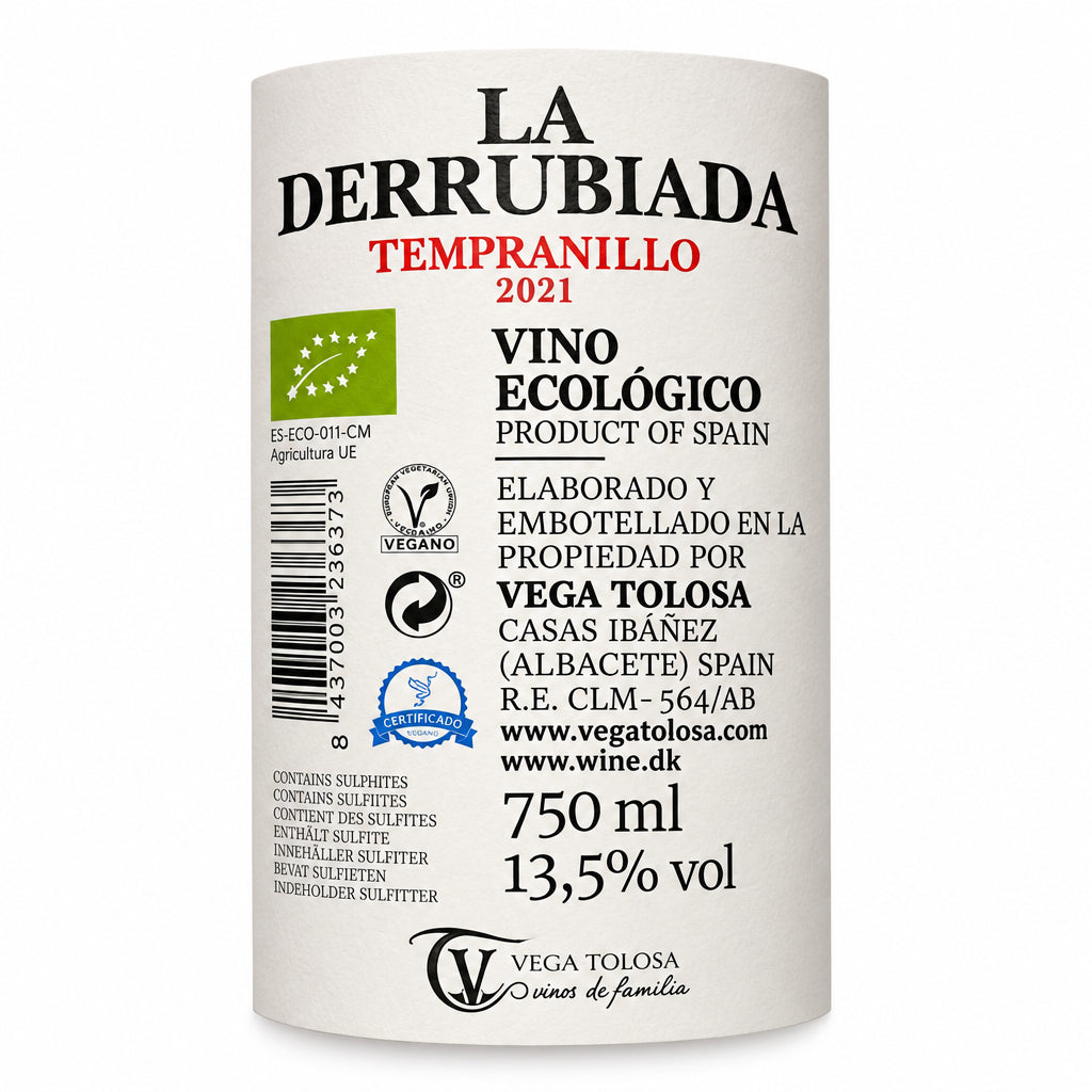 La Derrubiada Tempranillo øko
