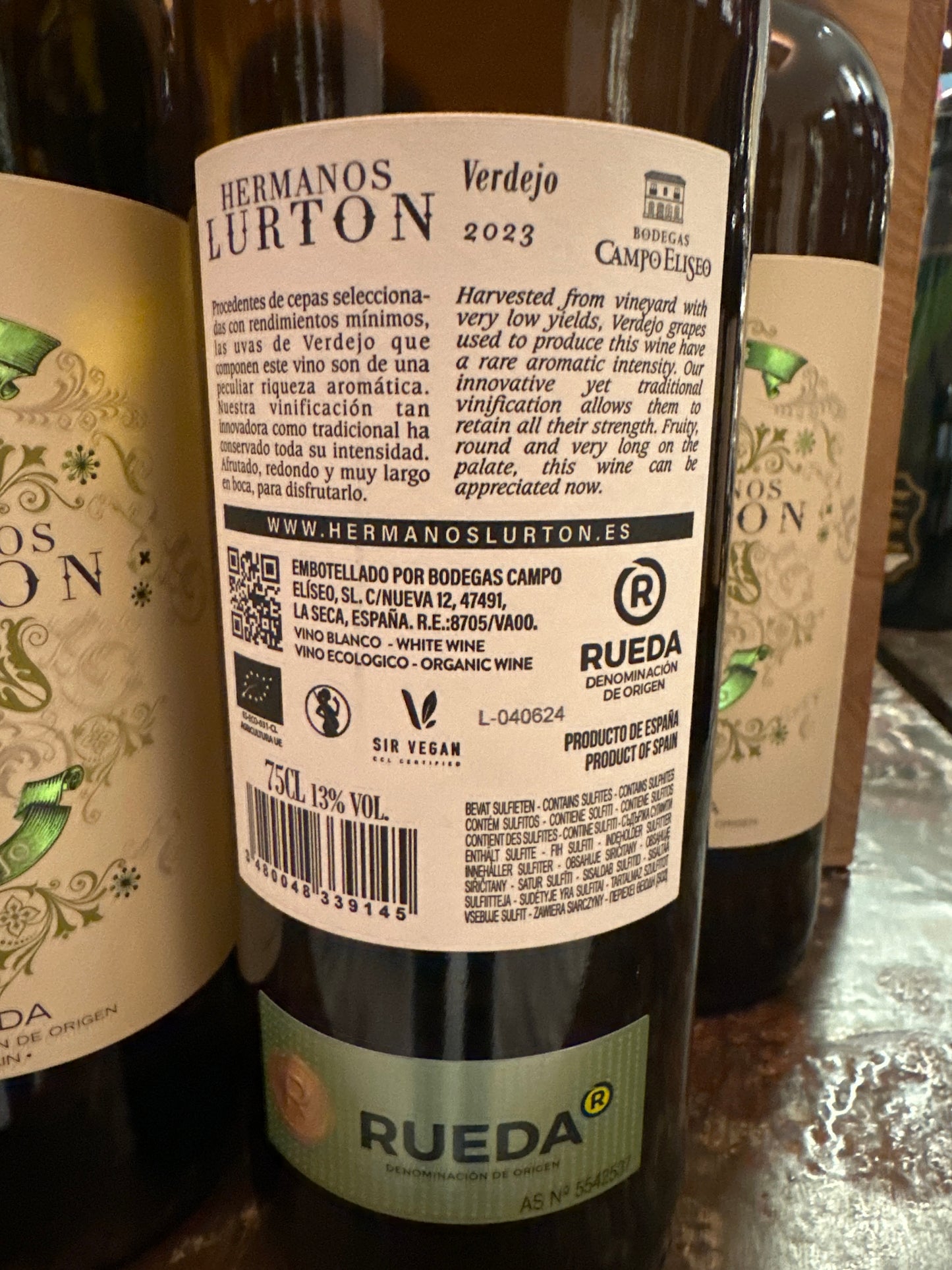 Hermanos Lurton Verdejo 2023 Bio
