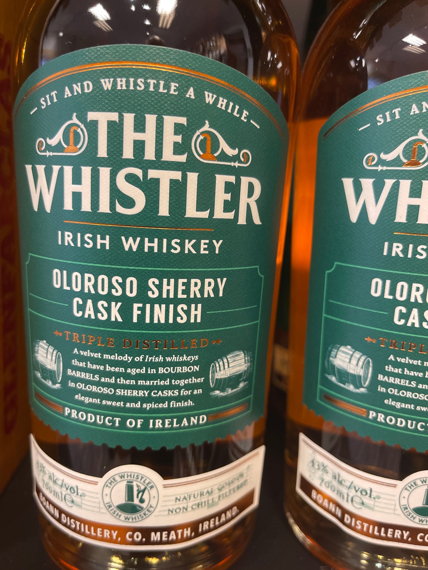 The wistler Oloroso sherry Cask finish 43%
