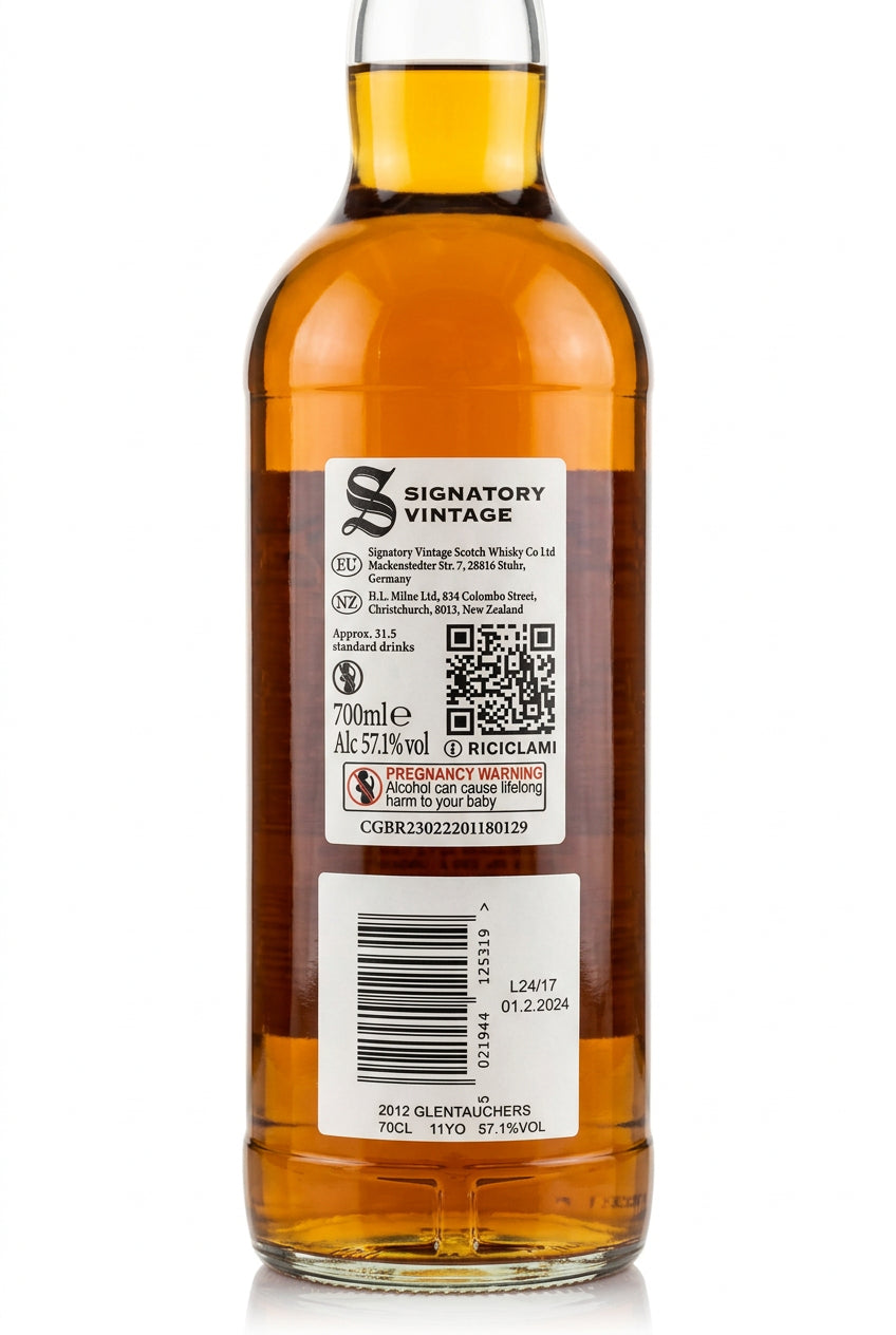 Signatory Glentauhers 2012 57.1%
