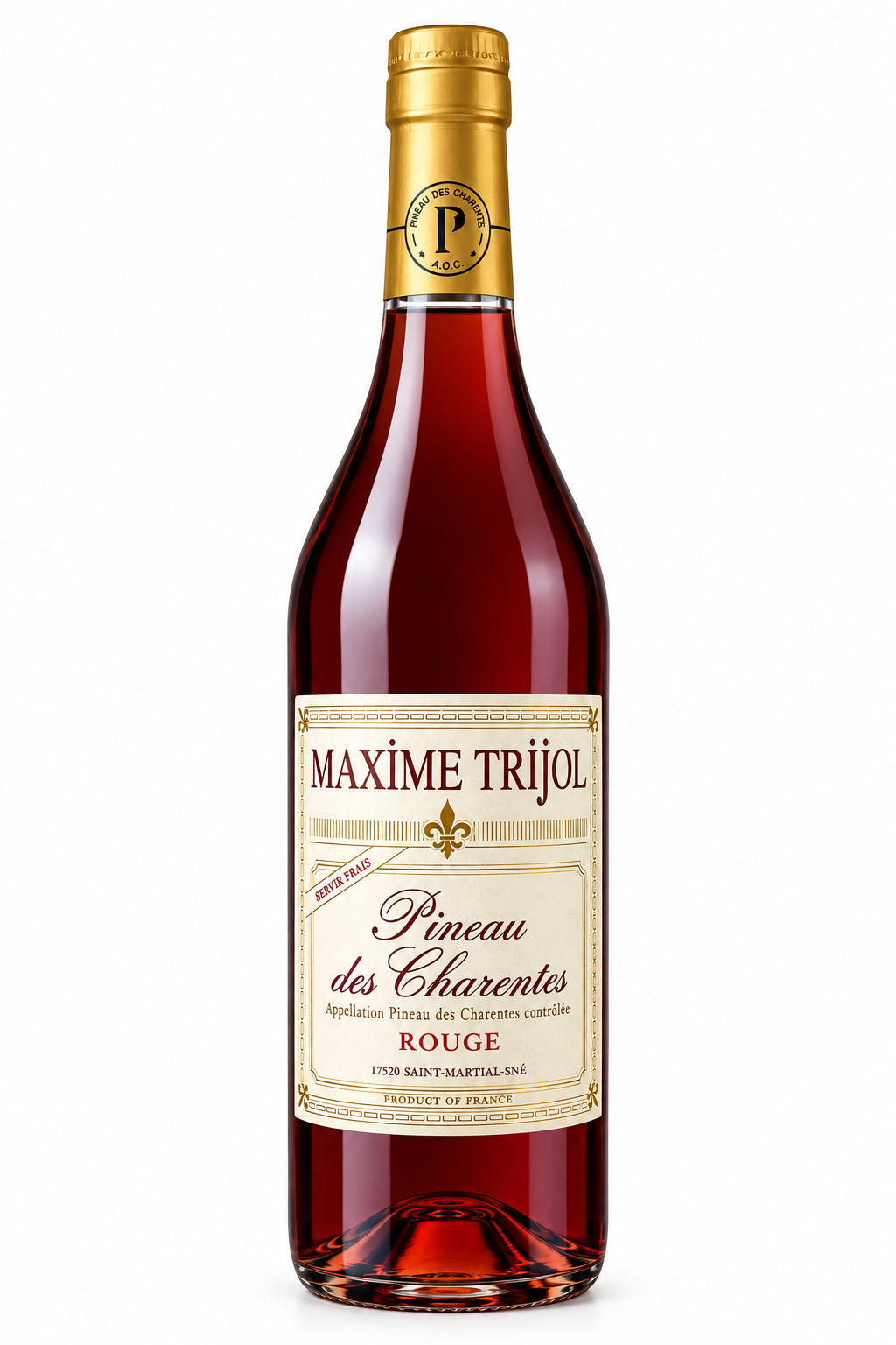Maxinme Trijol Pineau des Charentes Rouge
