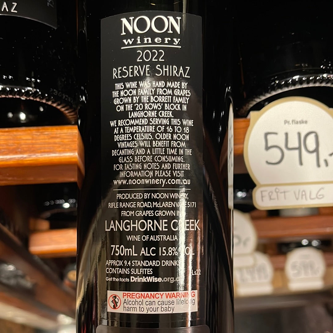 Noon Shiraz 2022