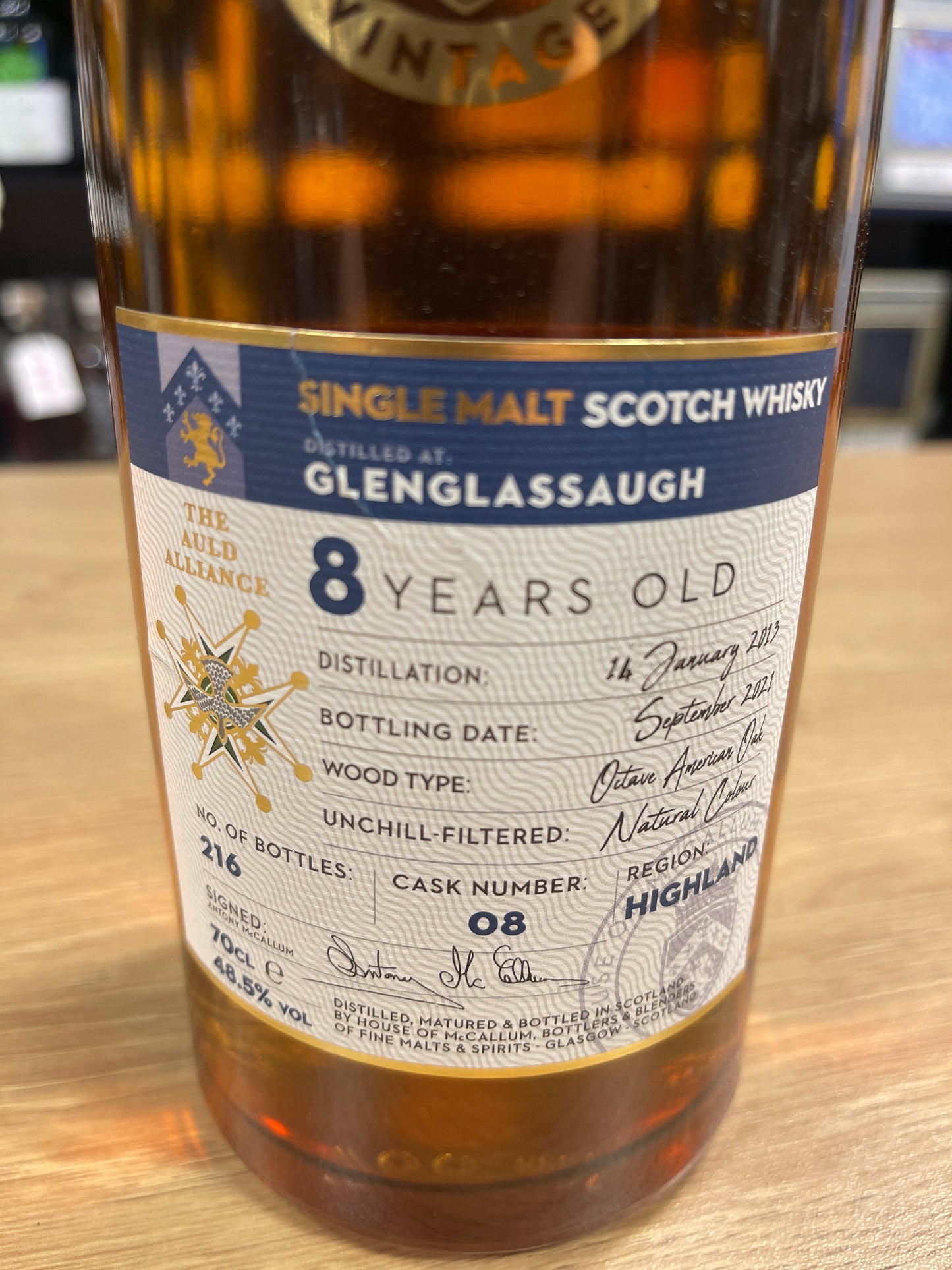 Callum Glenglassaugh 8 års 48,5%