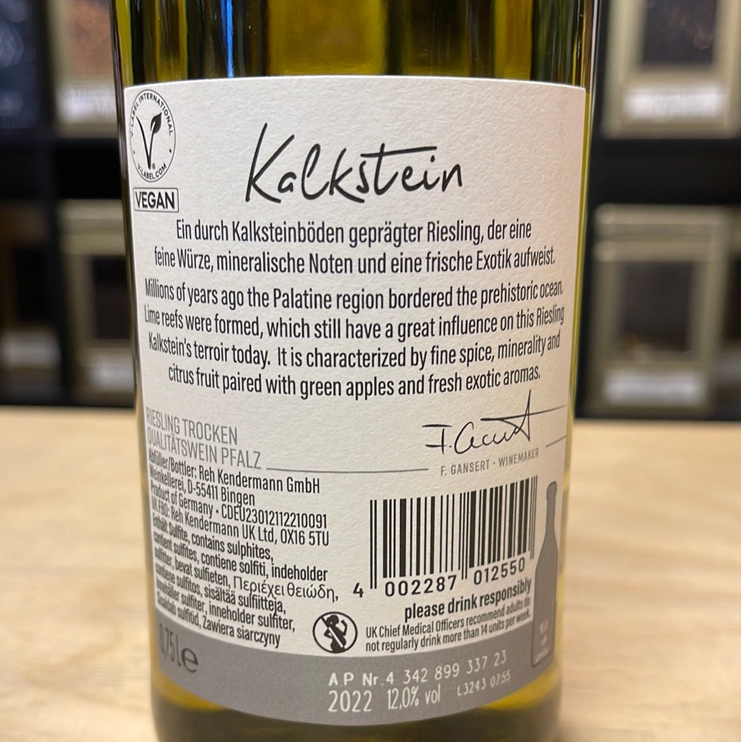 Kalkstein Riesling Trocken
Weinhaus Reh Kendermann
