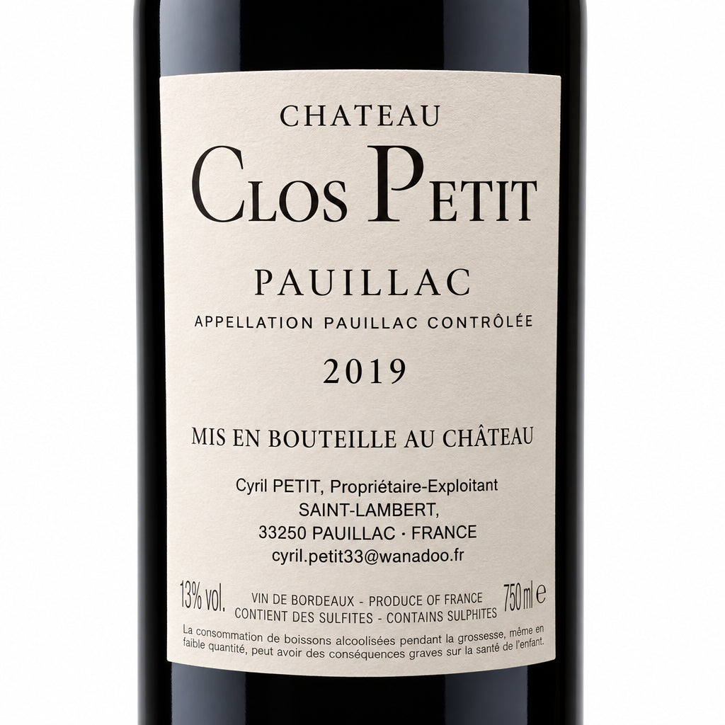 Chateau Clos Petit Pauillac 2020