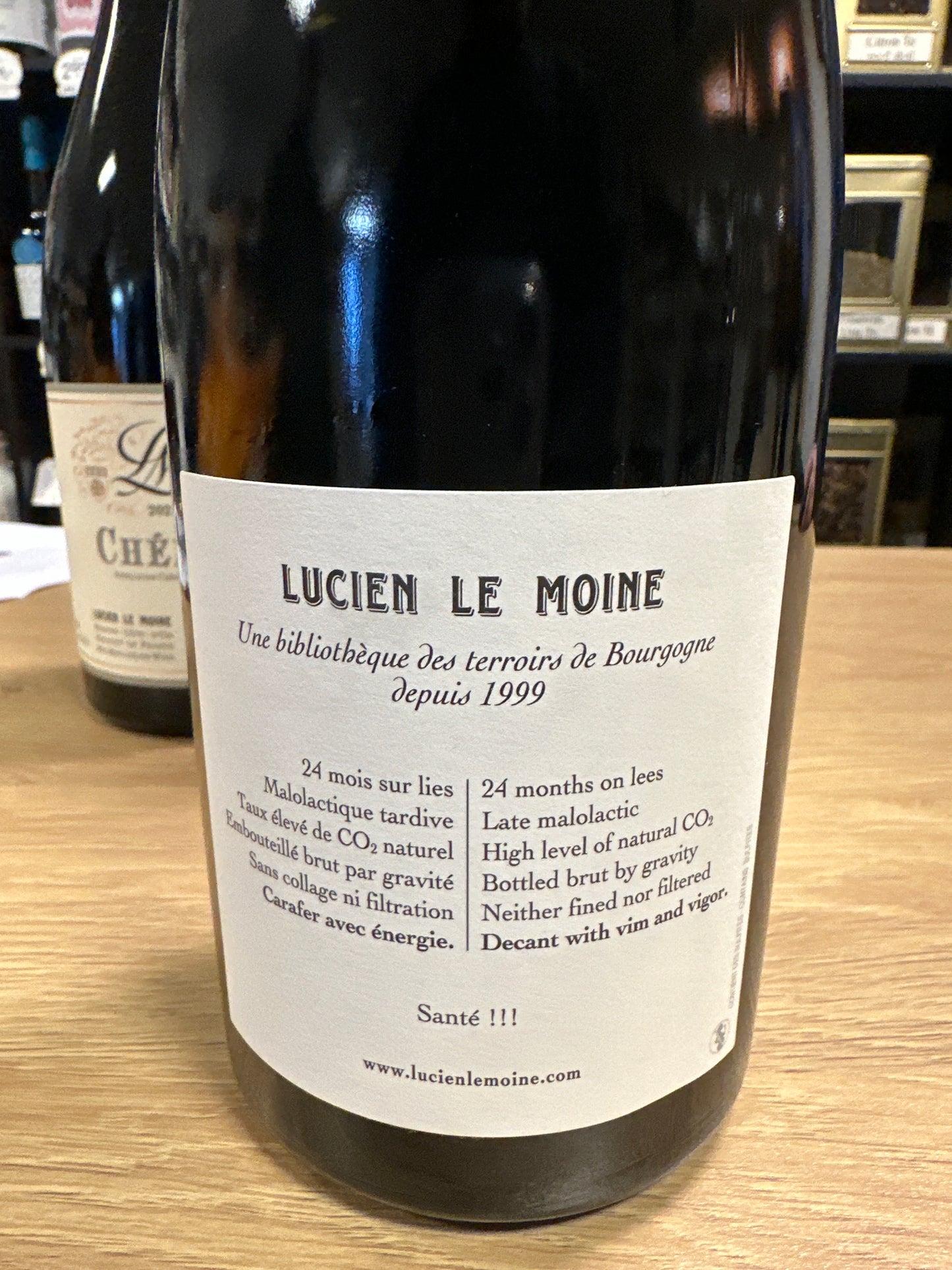 Lucien le Moine Chenas 2021