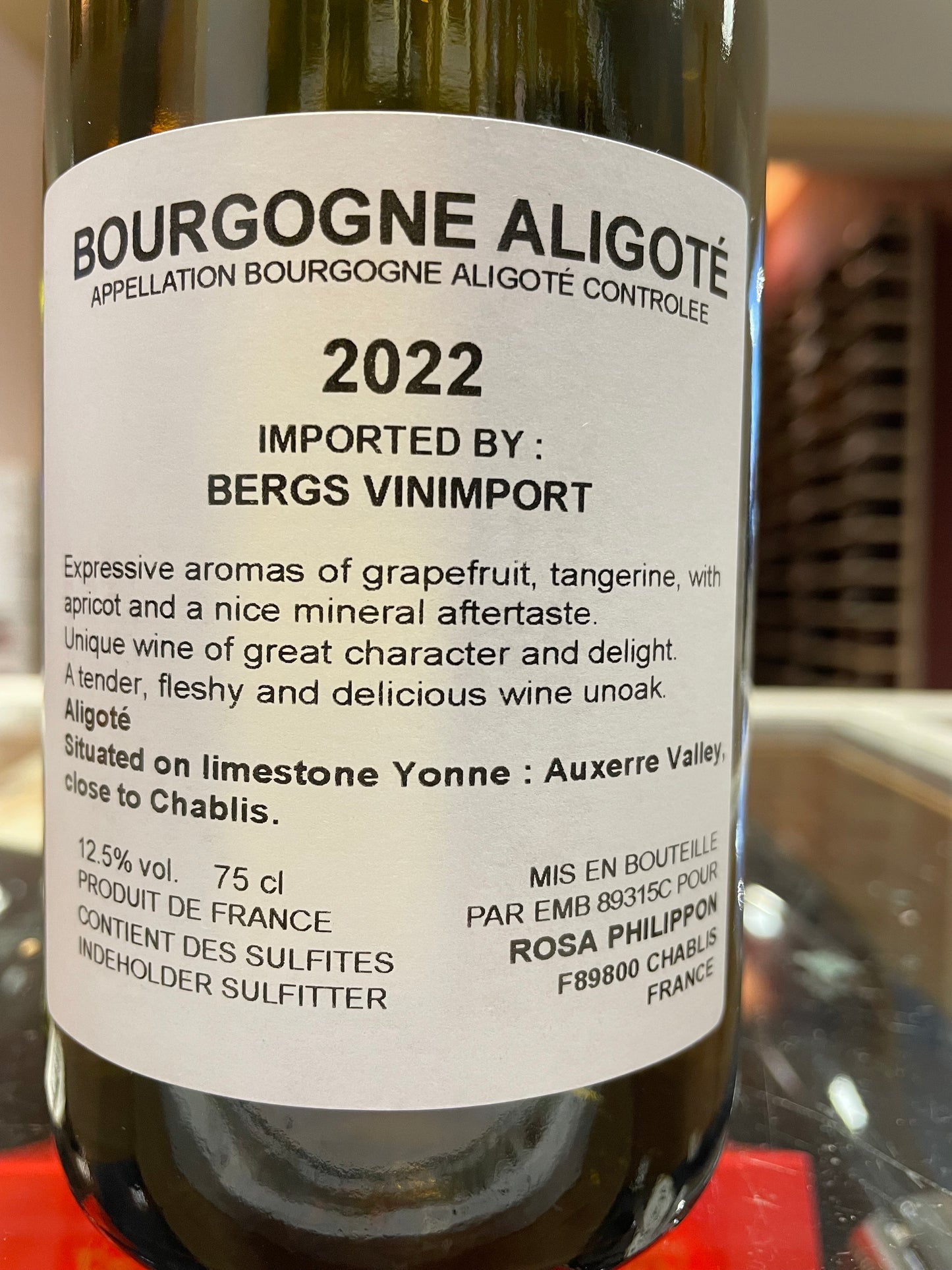 Rosa Philippon Aligote 2023