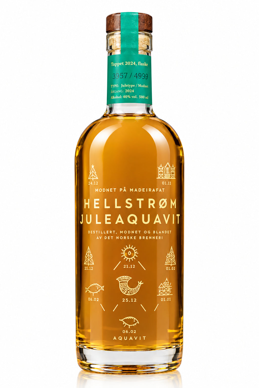 Hellstrøm Juleaquavit 40%, 50 cl 2024