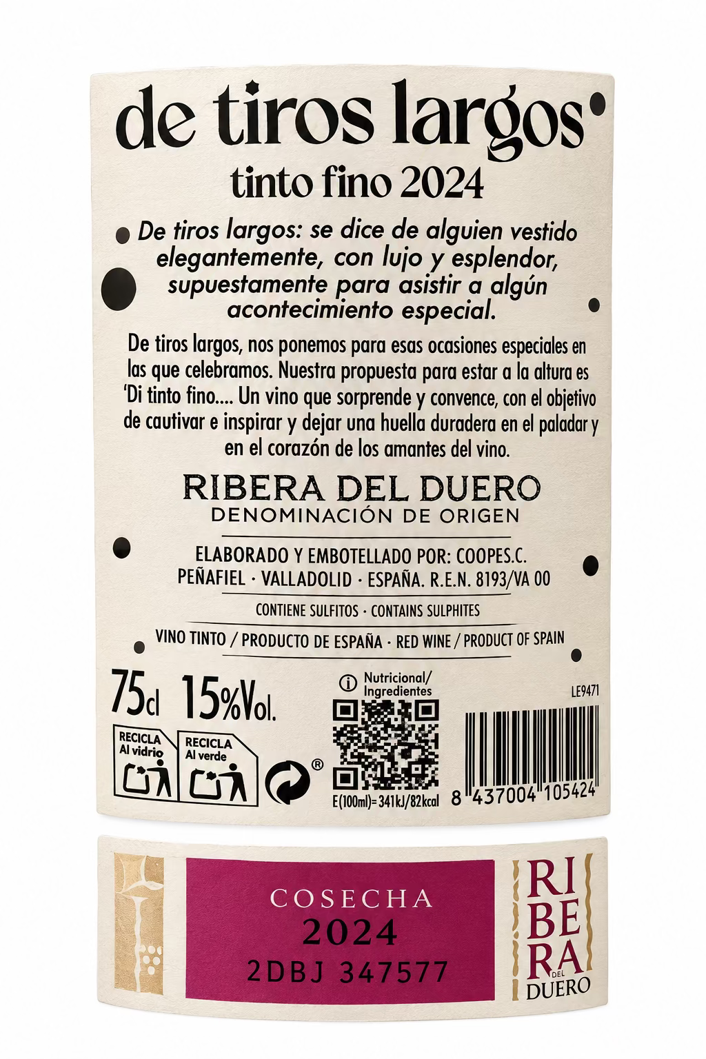 De Tiros Largo Ribera del duero 2024