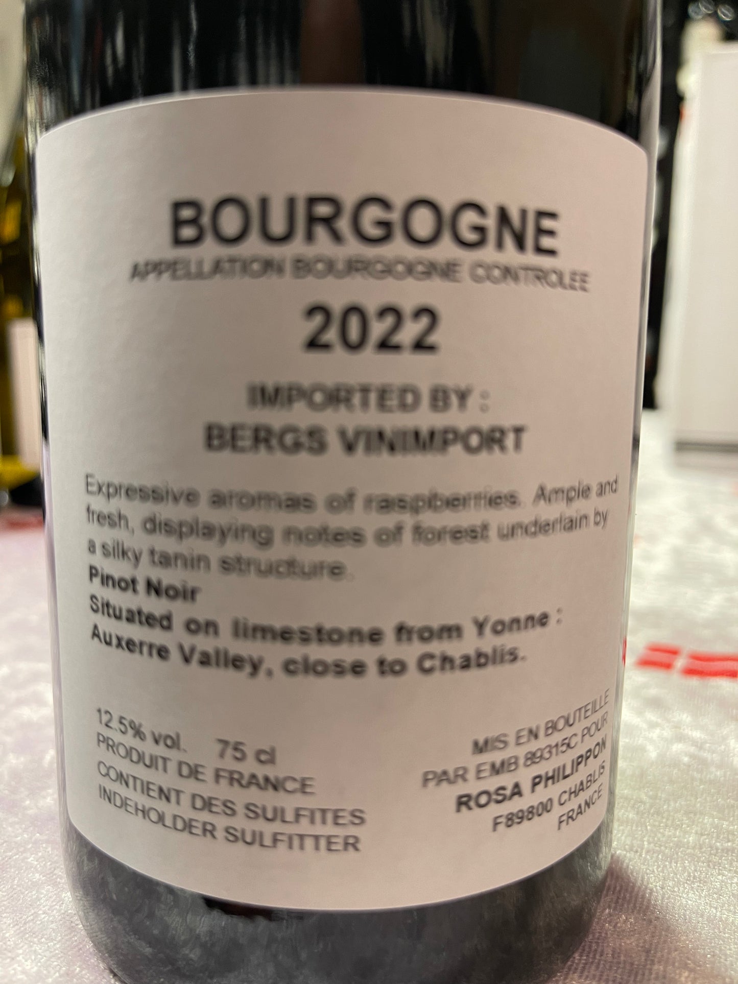 Rosa Philippon Bourgogne Rouge 2022