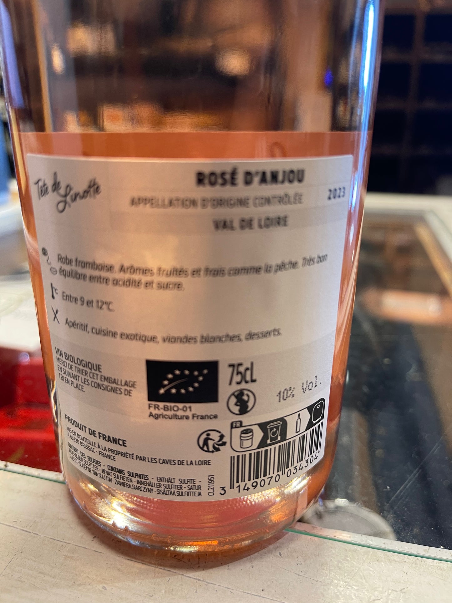 Tete de linotte Rose Anjou 2023