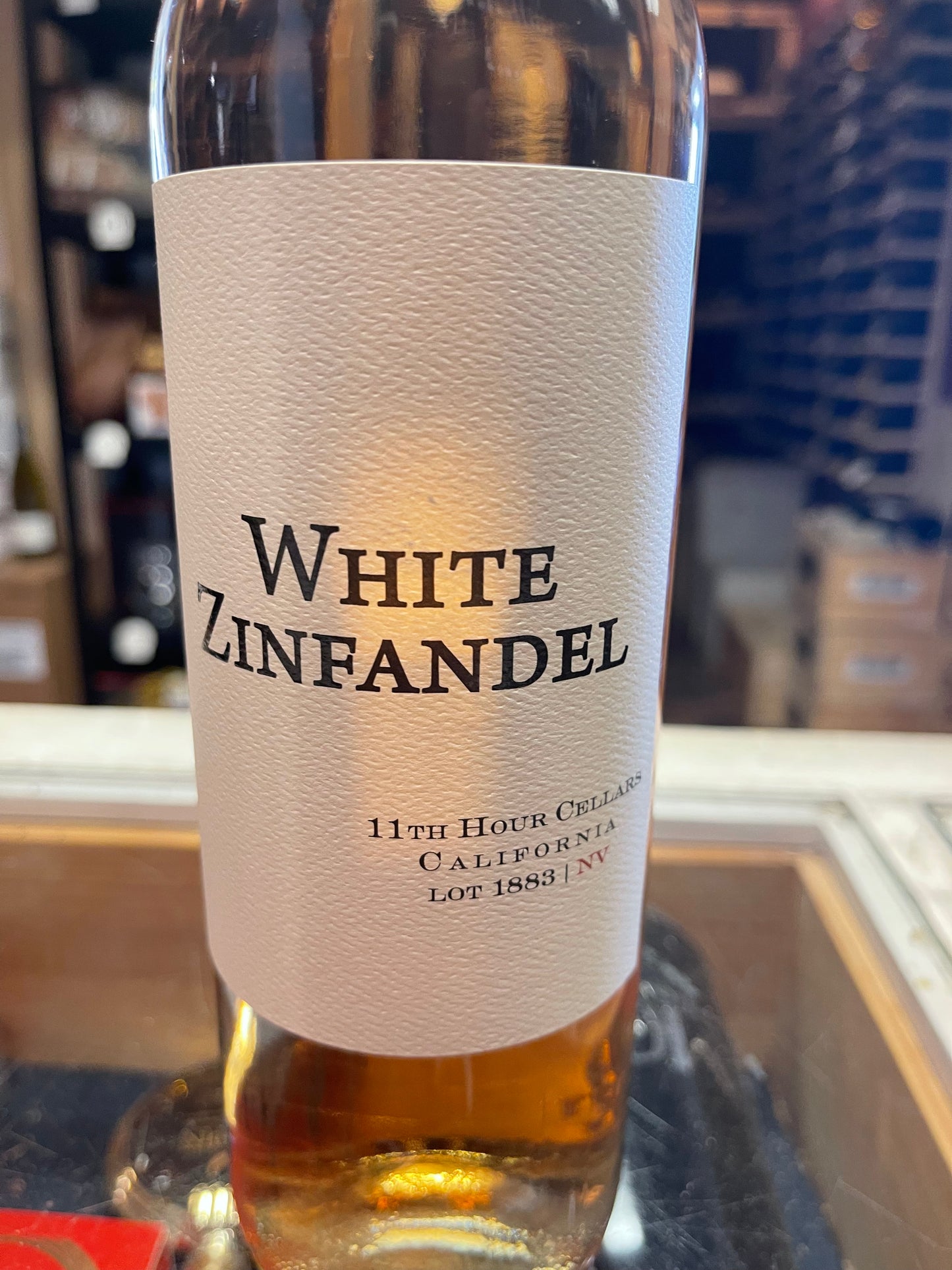 White Zinfandel Rose 11 Th hour