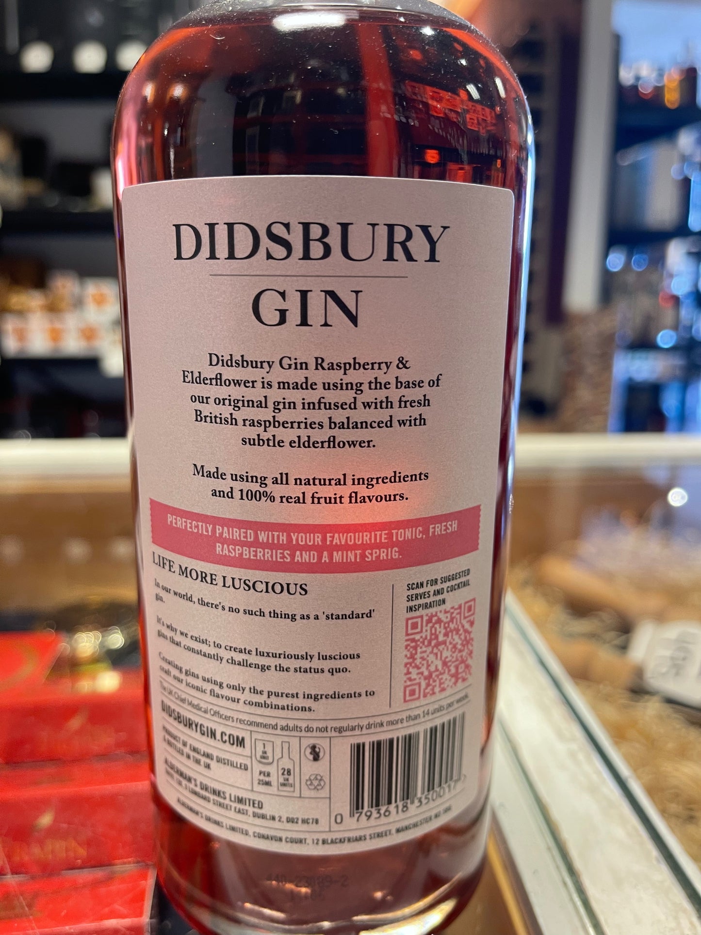 Didsbury Rasberry & Elderflower Gin