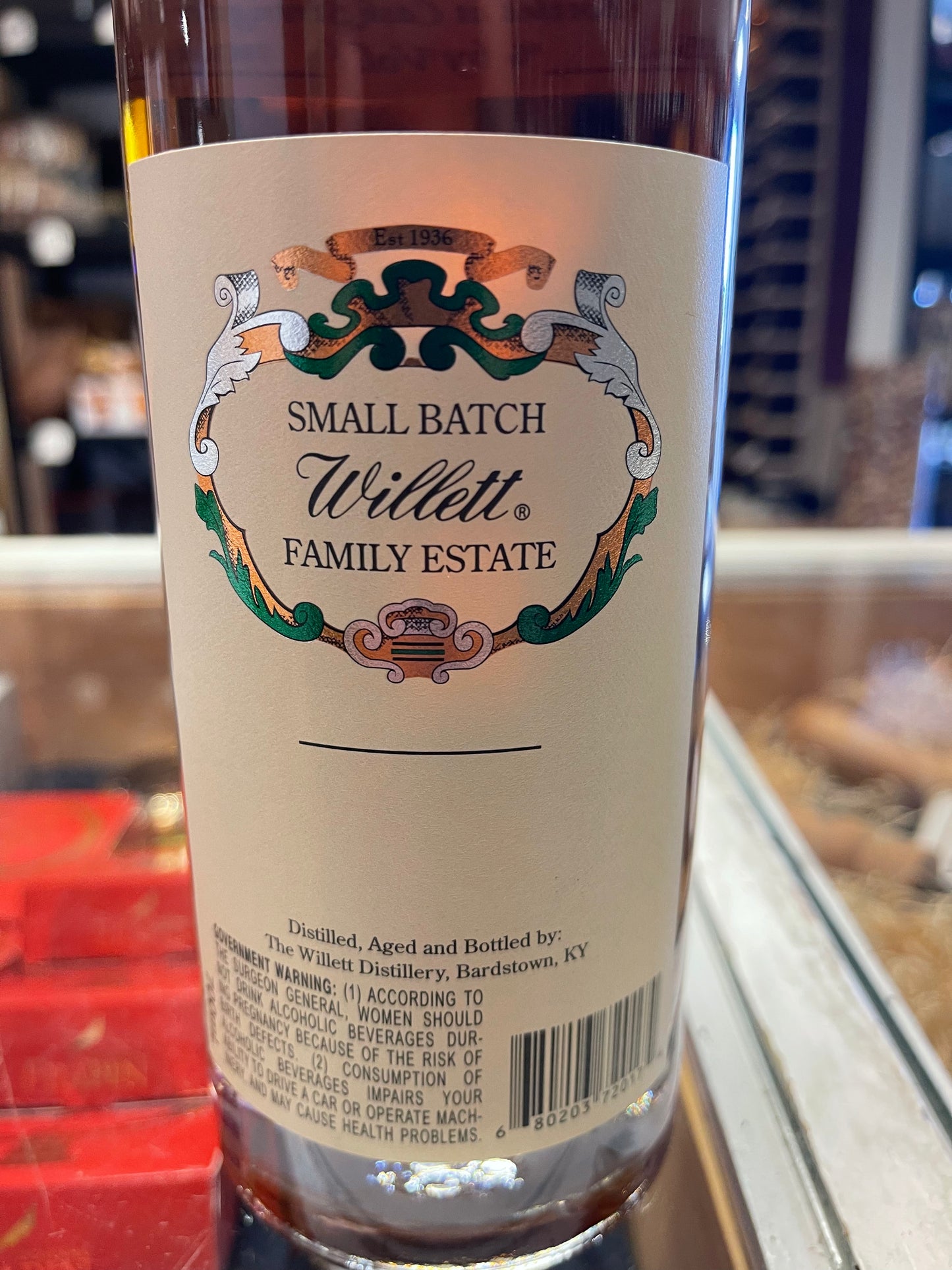 Willet small batch Rye