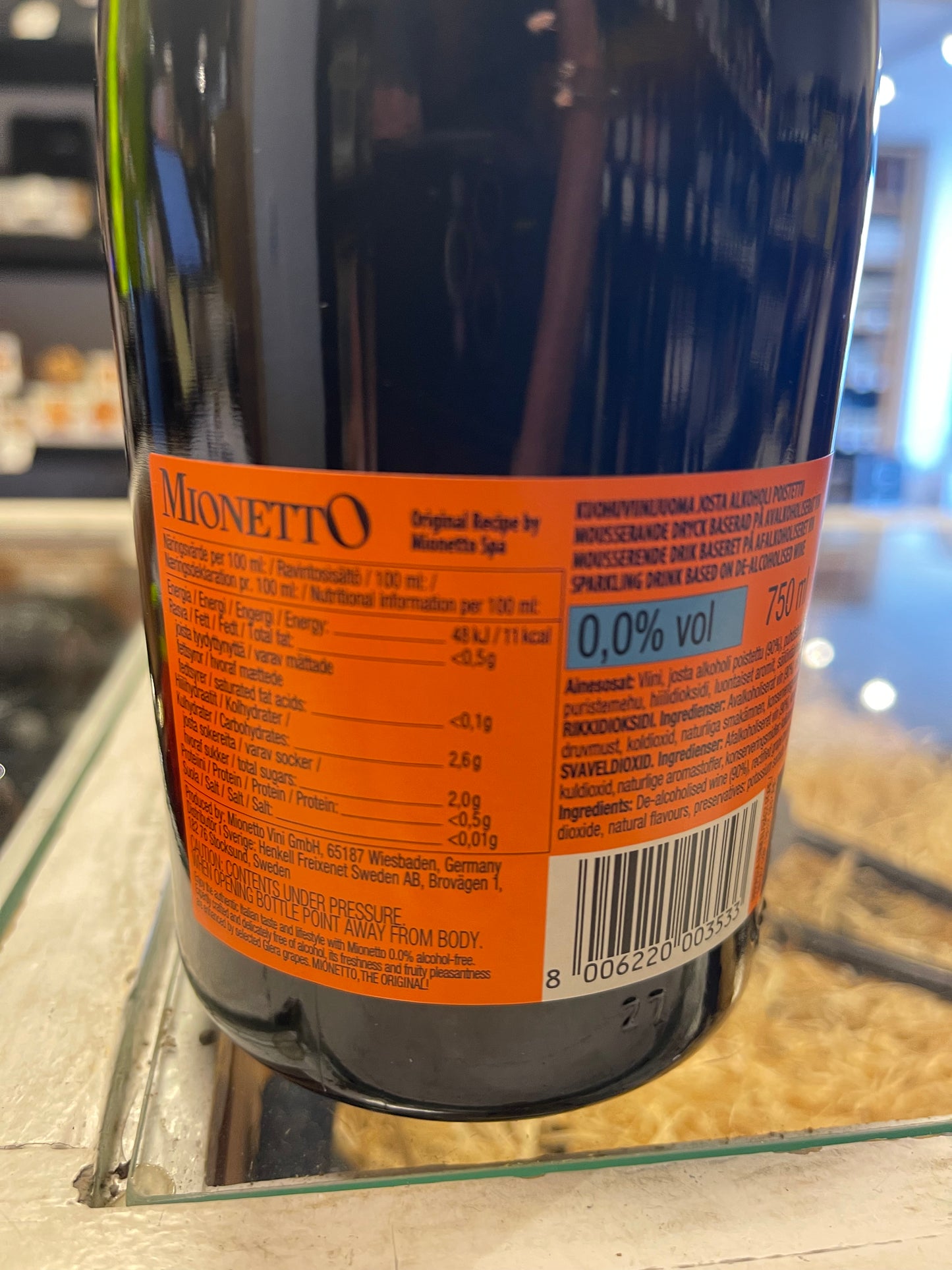 Mionetto 0% alc free