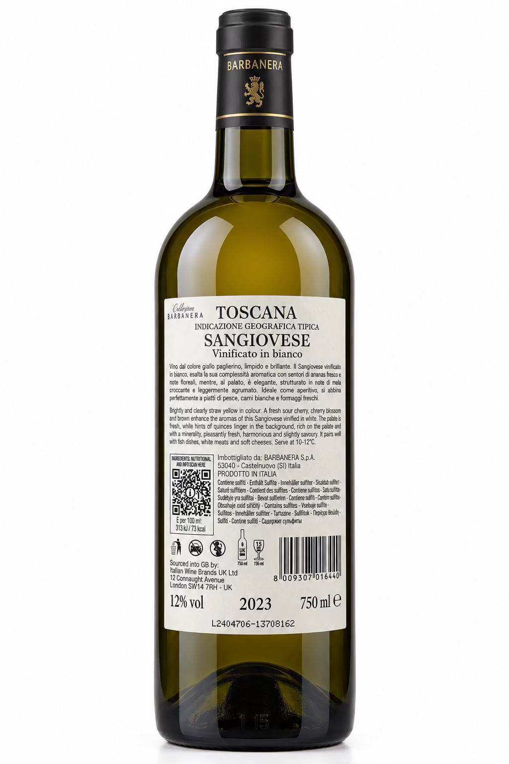 In Bianco Sangiovese Toscana