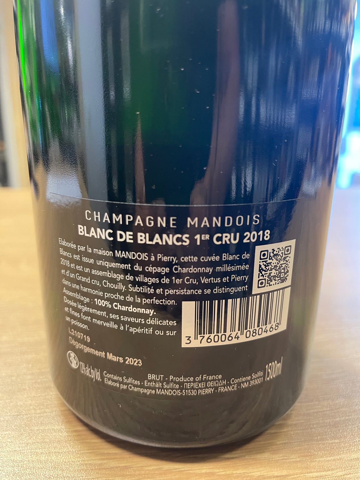 Mandois Blanc de Blanc 2018 MAGNUM