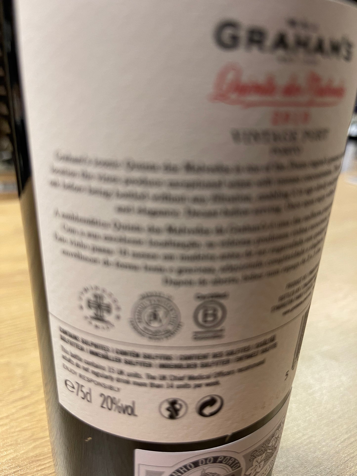 Grahams Vintage 2010 Malvedos