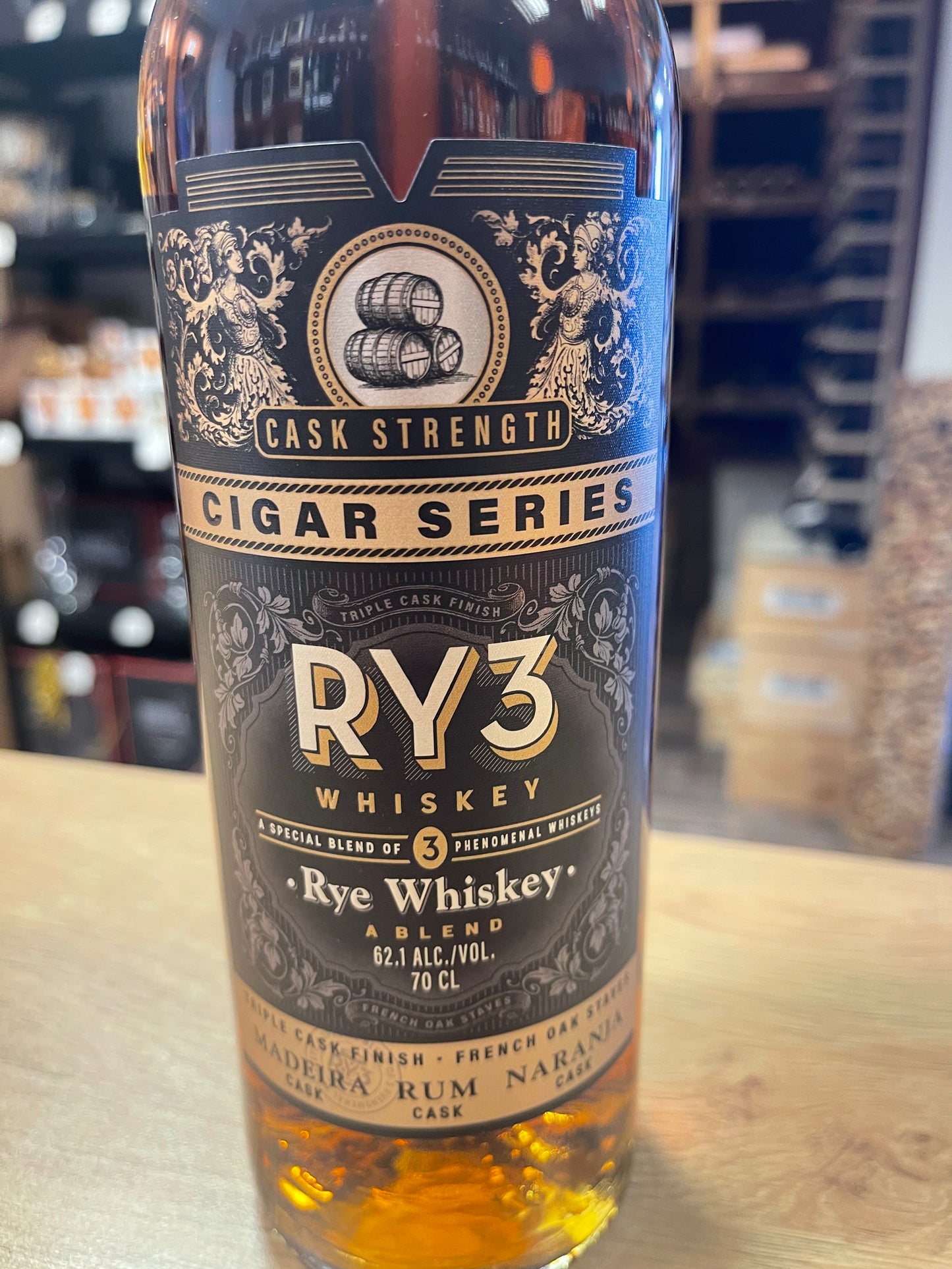 RY3 Whisky Cigar serie 62.1% Rye
