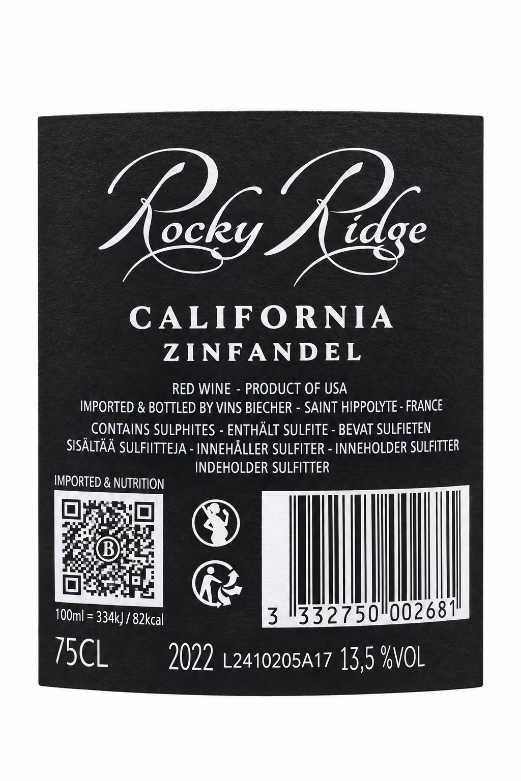 Rocky Ridge Zinfandel 2022