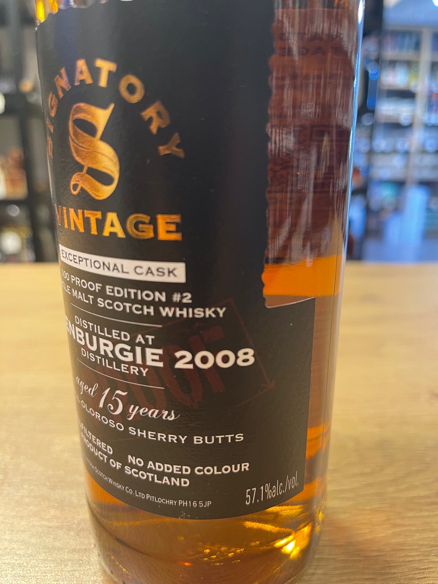 Signatory Glenburgie 2008, 15 års 57,1%
