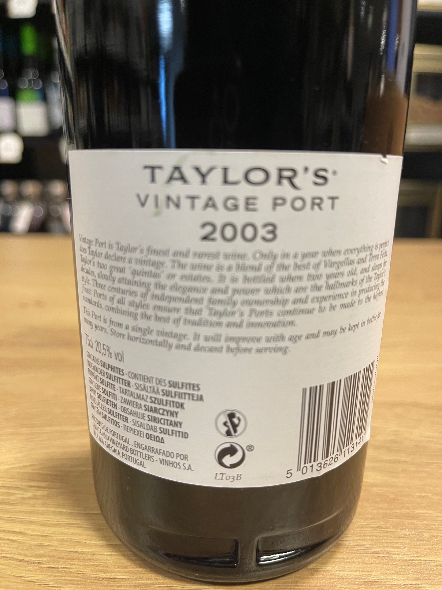 Taylor's Vintage Port 2003