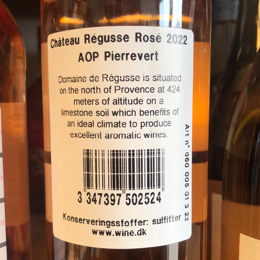 2023 Château Régusse Rosé Château Régusse Rosevin - Syrah - 75 cl - 13,00 %