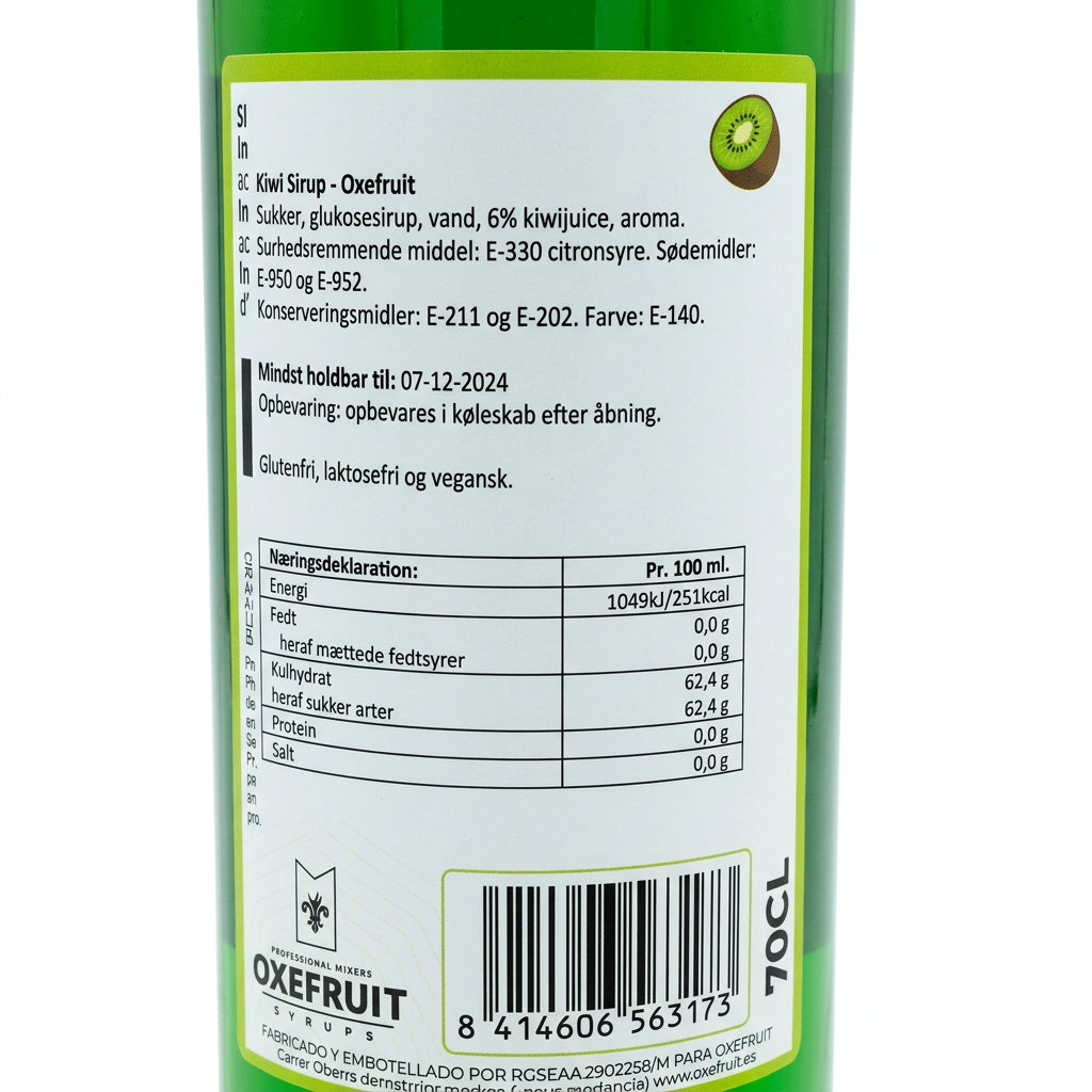 Oxefruit Kiwi Sirup