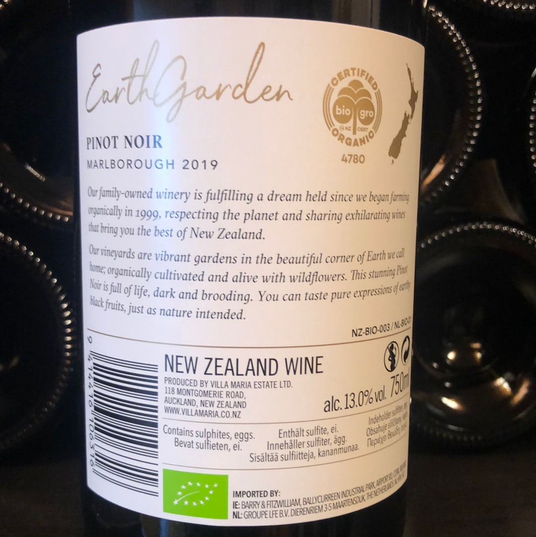 Villa Maria Earth Garden Pinot Noir 2019