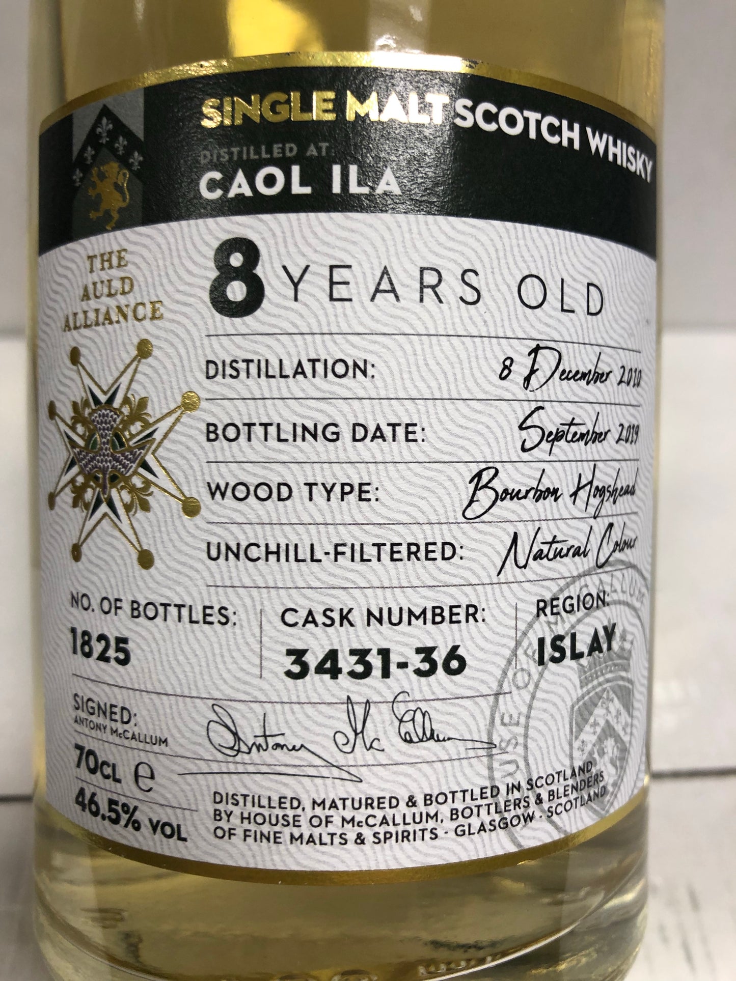 Callum Caol Ila 8 Års