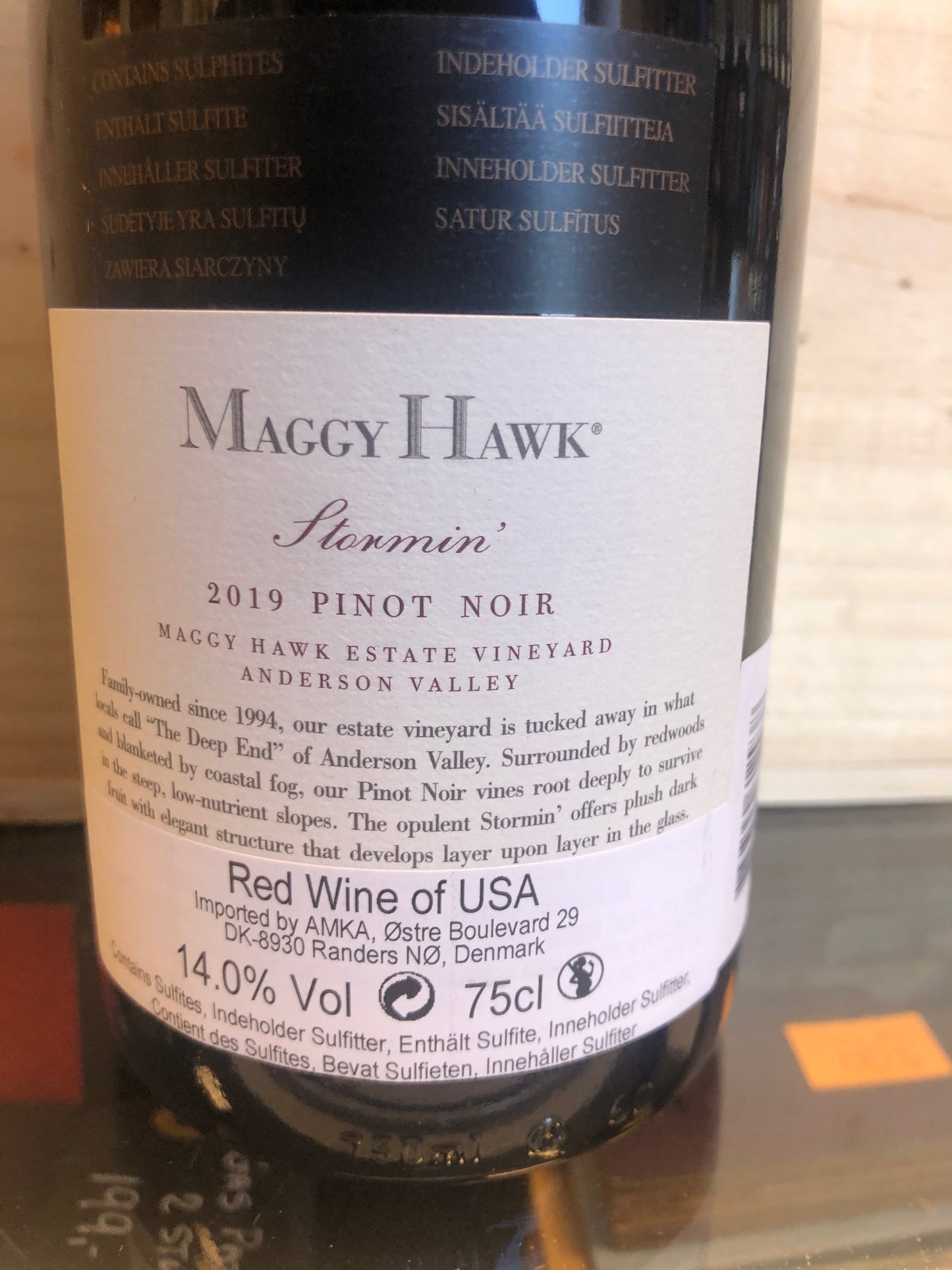 Maggy Hawk Stormin Pinot Noir 2019