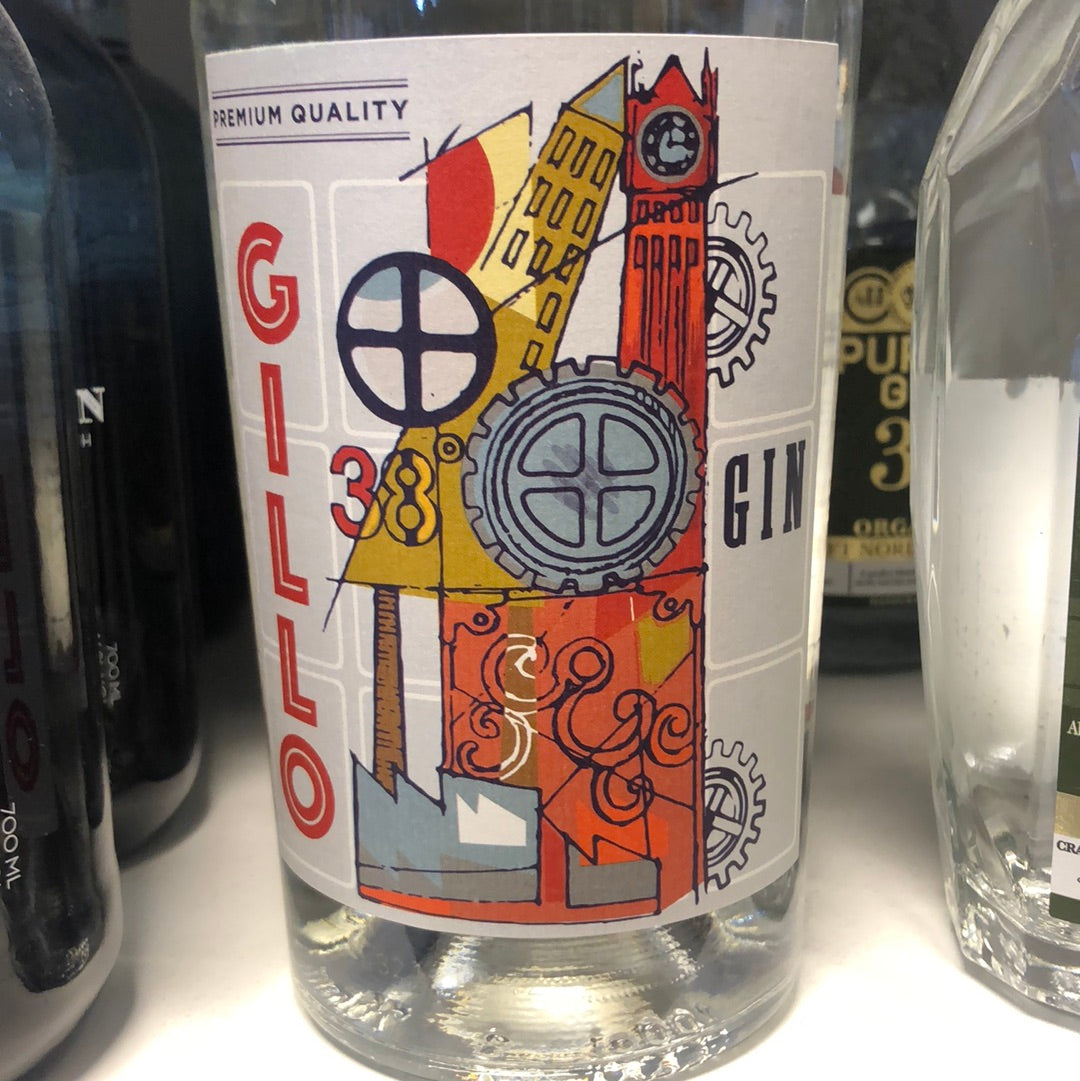Silvio Carta Gillo Gin 38%, 100 cl