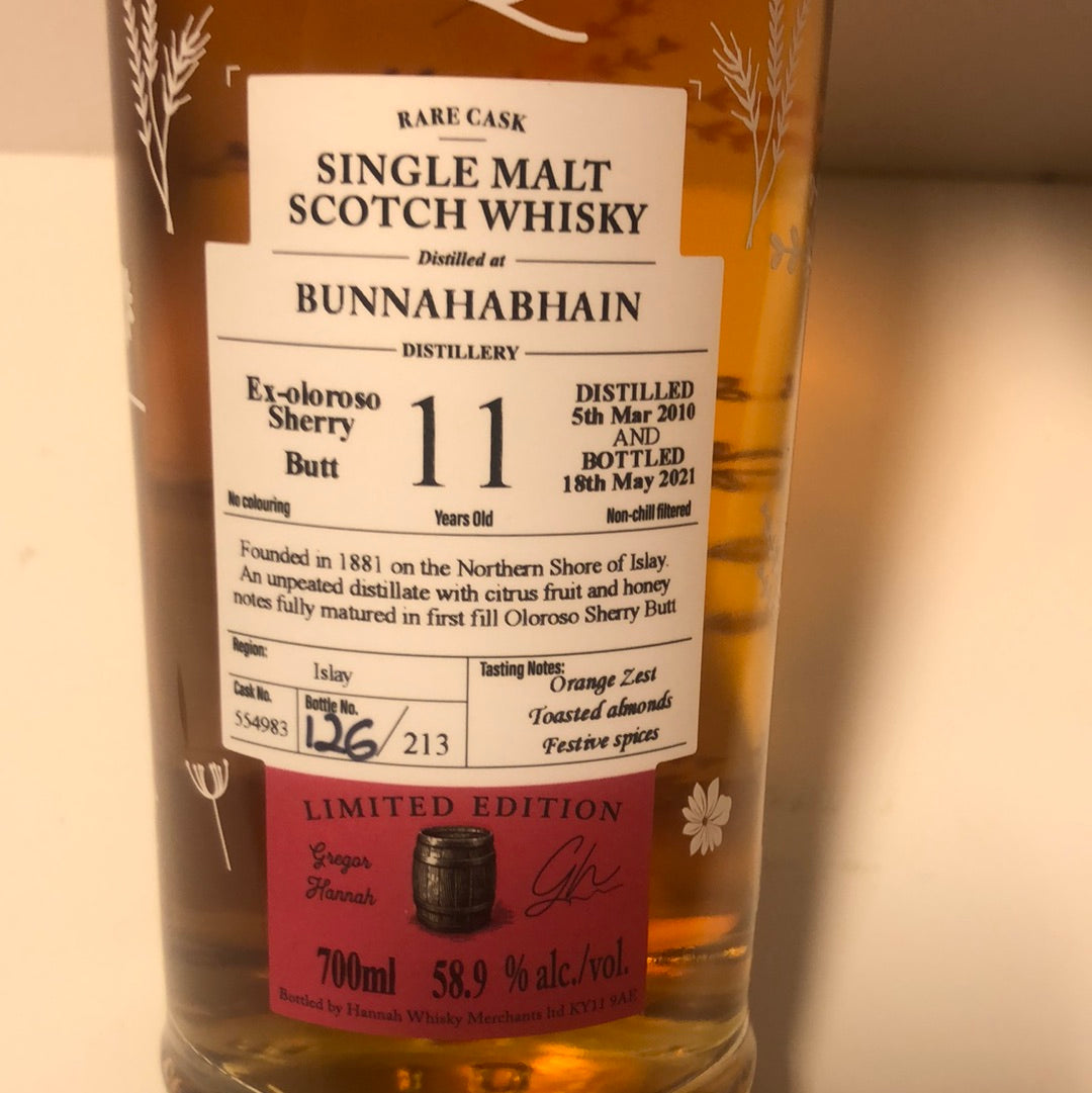 Lady bunnahabhain 11 års 58.9%